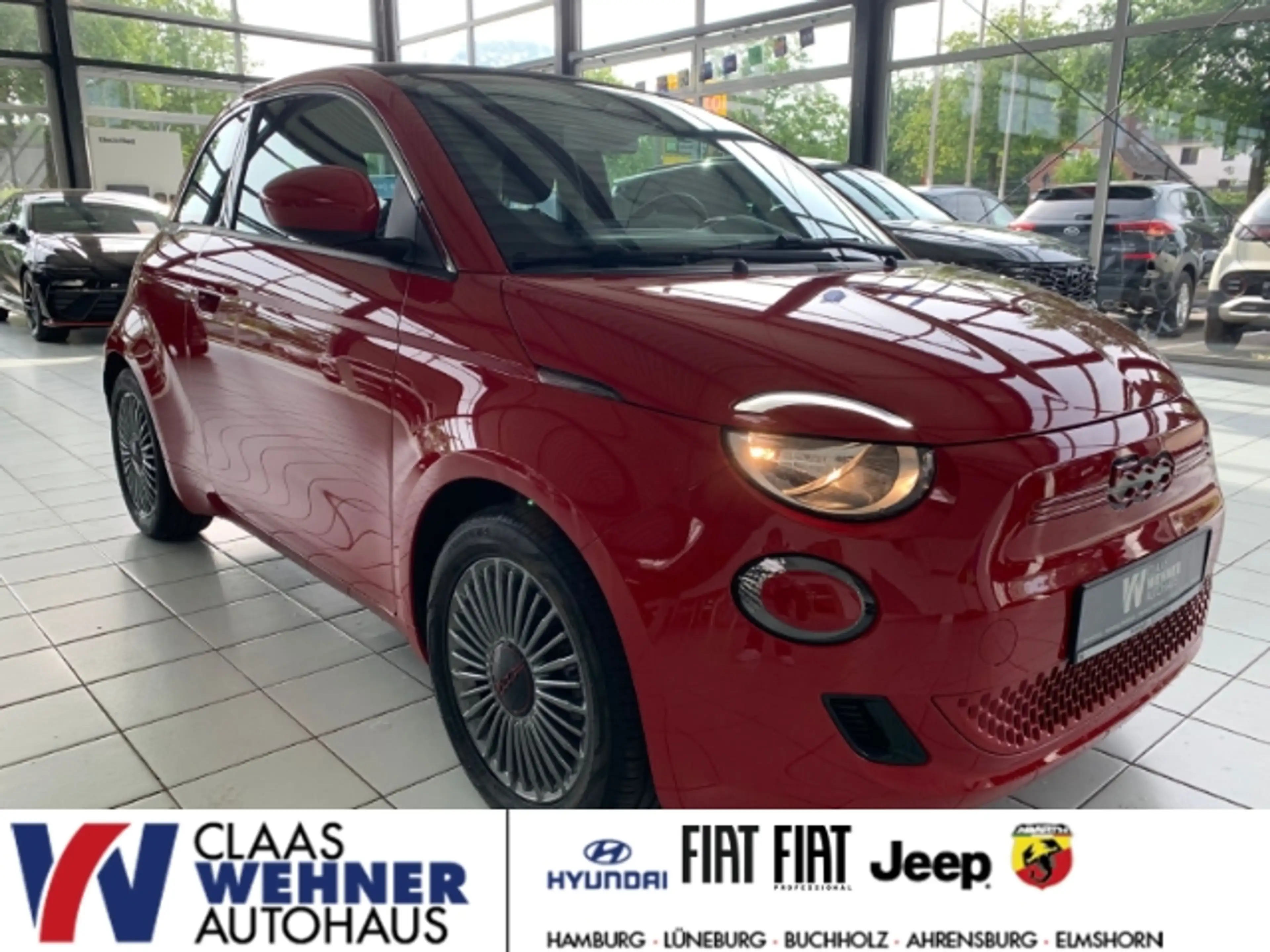 Fiat 500e Red Navi Digitales Cockpit Klimaautom DAB