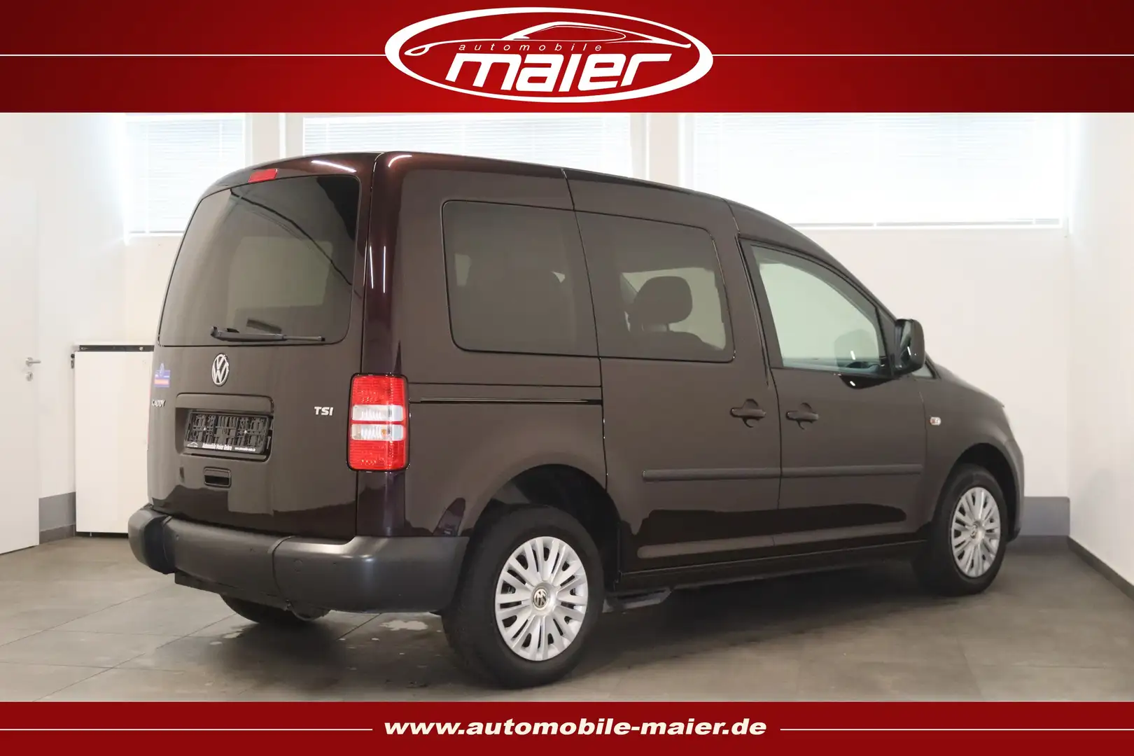 Volkswagen Caddy 1.2 TSI Behindertenumbau-Klima-SHZ-PDC- Schwarz - 2
