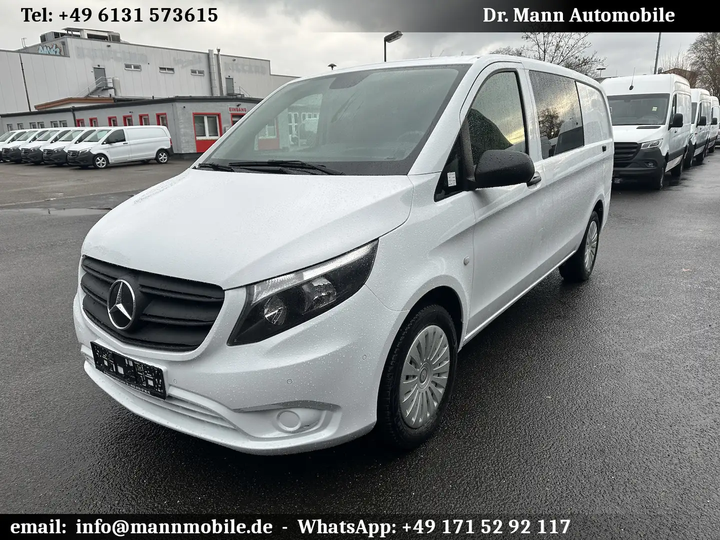 Mercedes-Benz Vito 114 CDI RWD lang Mixto 2,5 to AHK Blanc - 1