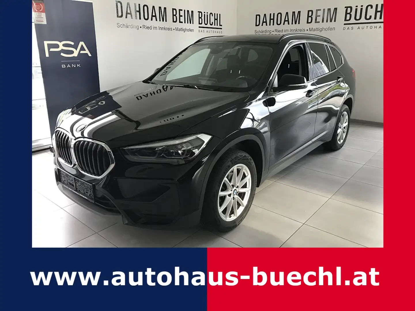BMW X1 sDrive16d Aut. Advantage Schwarz - 1