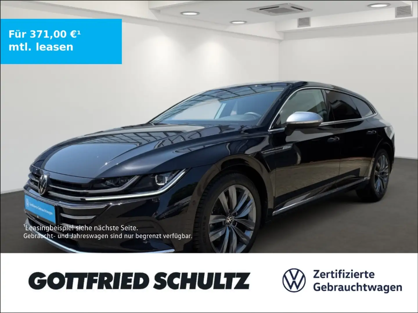 Volkswagen Arteon Shooting Brake 2.0 TSI DSG LED NAV AHK Elegance KA Zwart - 1