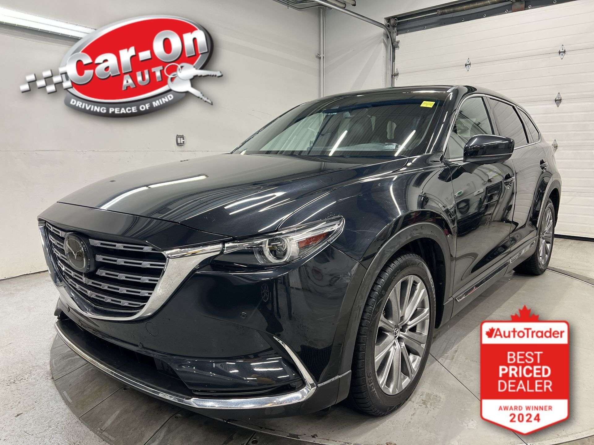 Black 2022 Mazda CX-9 Signature AWD SUV / Crossover All-Wheel Drive Automatic