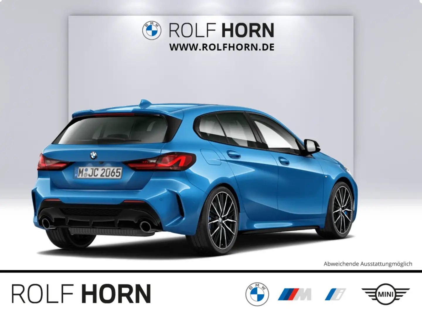 BMW 135 M135i xDrive Autom Navi HeadUp Pano Komfort 19" Bleu - 2