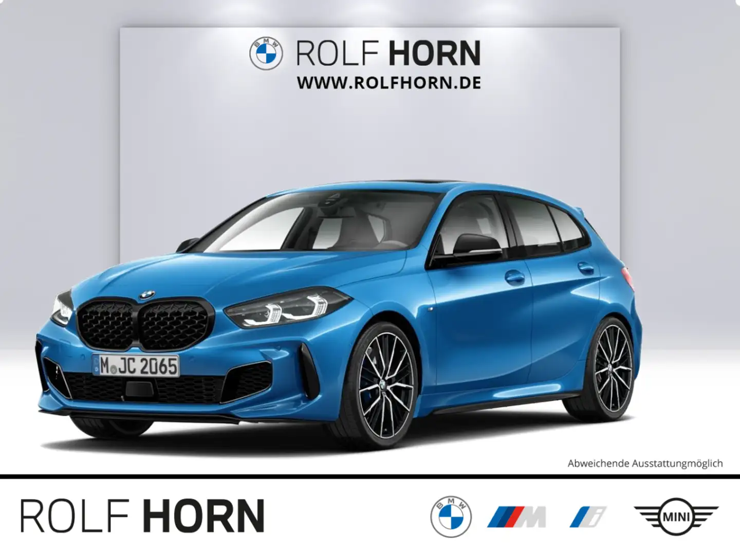 BMW 135 M135i xDrive Autom Navi HeadUp Pano Komfort 19" Blau - 1