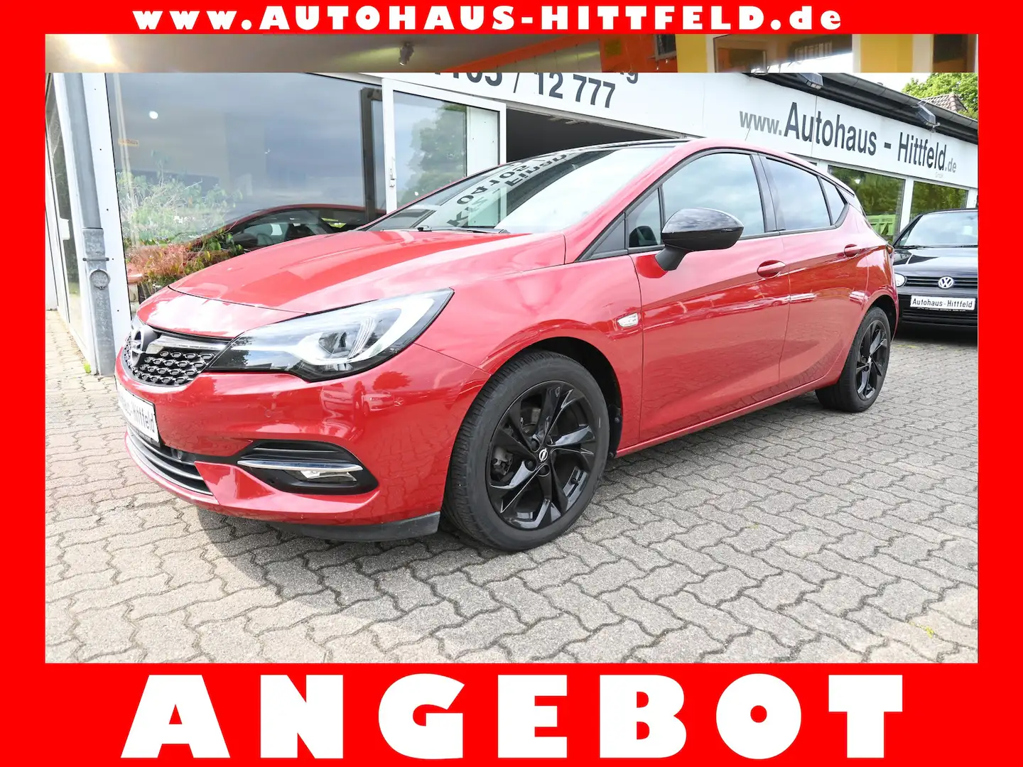 Opel Astra 1.2 Turbo*GS-Line* Navi LED Cam-PDC 17Alus Rouge - 1
