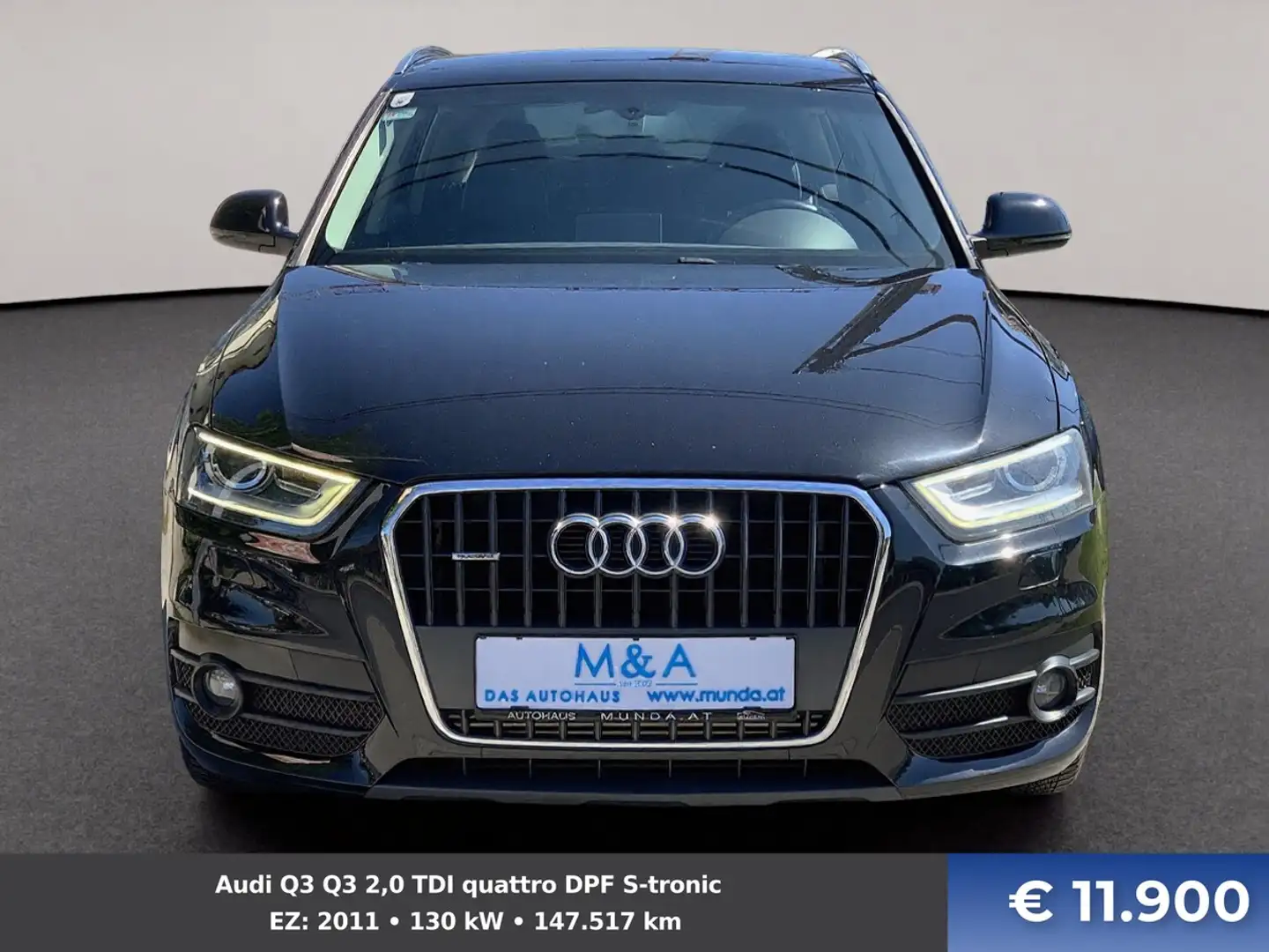 Audi Q3 Q3 2,0 TDI quattro DPF S-tronic Schwarz - 2