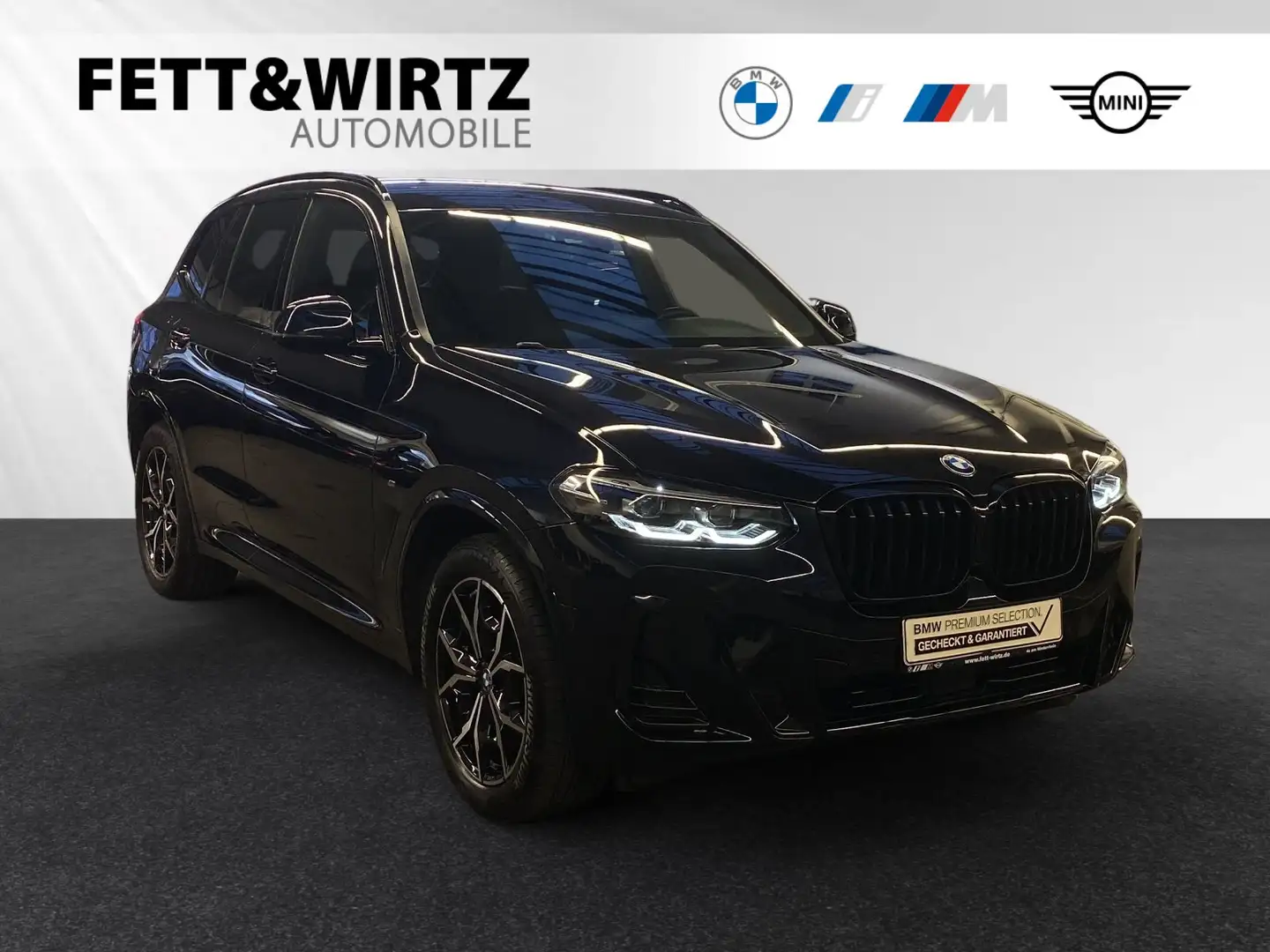 BMW X3 xDrive20d M Sport|AHK|HiFi|Stop&Go|Parkassist. Noir - 1
