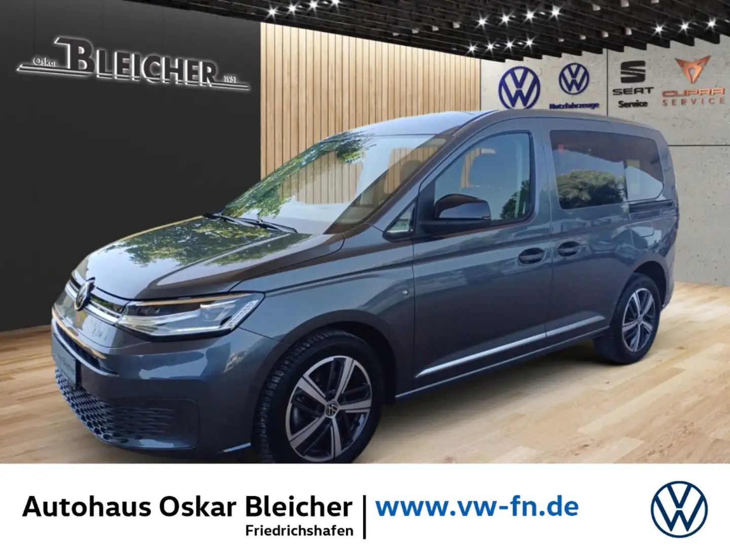 Volkswagen Caddy 1.5 TSI ''Style'' OPF abn.AHK + Navi + Sitzheizung Grau - 1