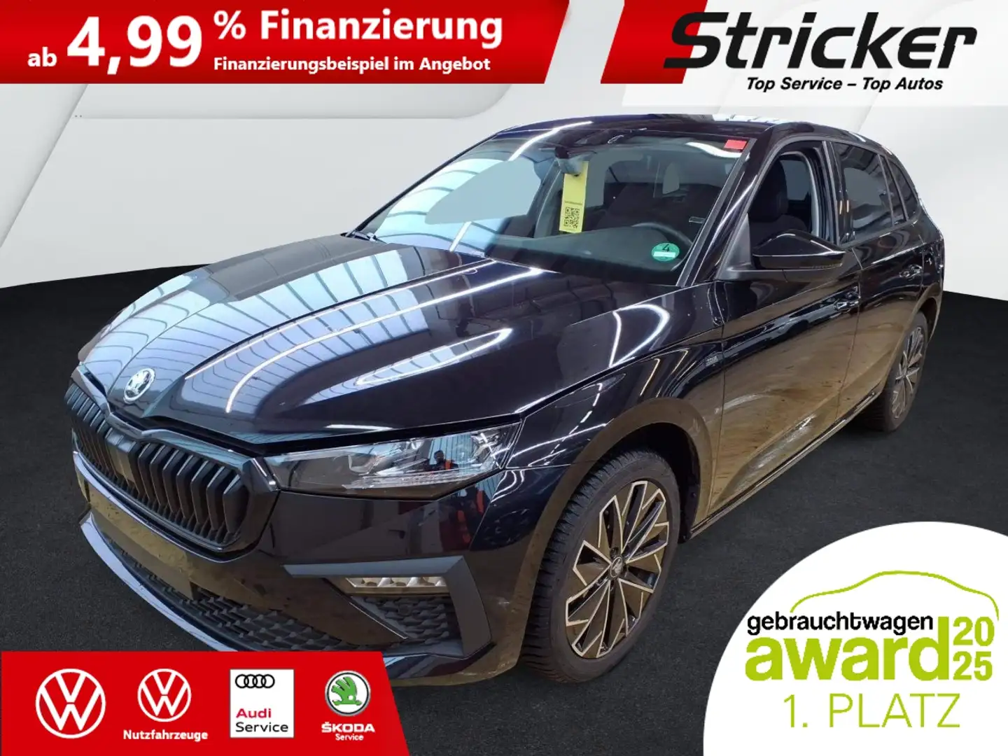 Skoda Scala Tour 1.0TSI DSG 199,-ohne Anzahlung Matrix Kamera Schwarz - 2