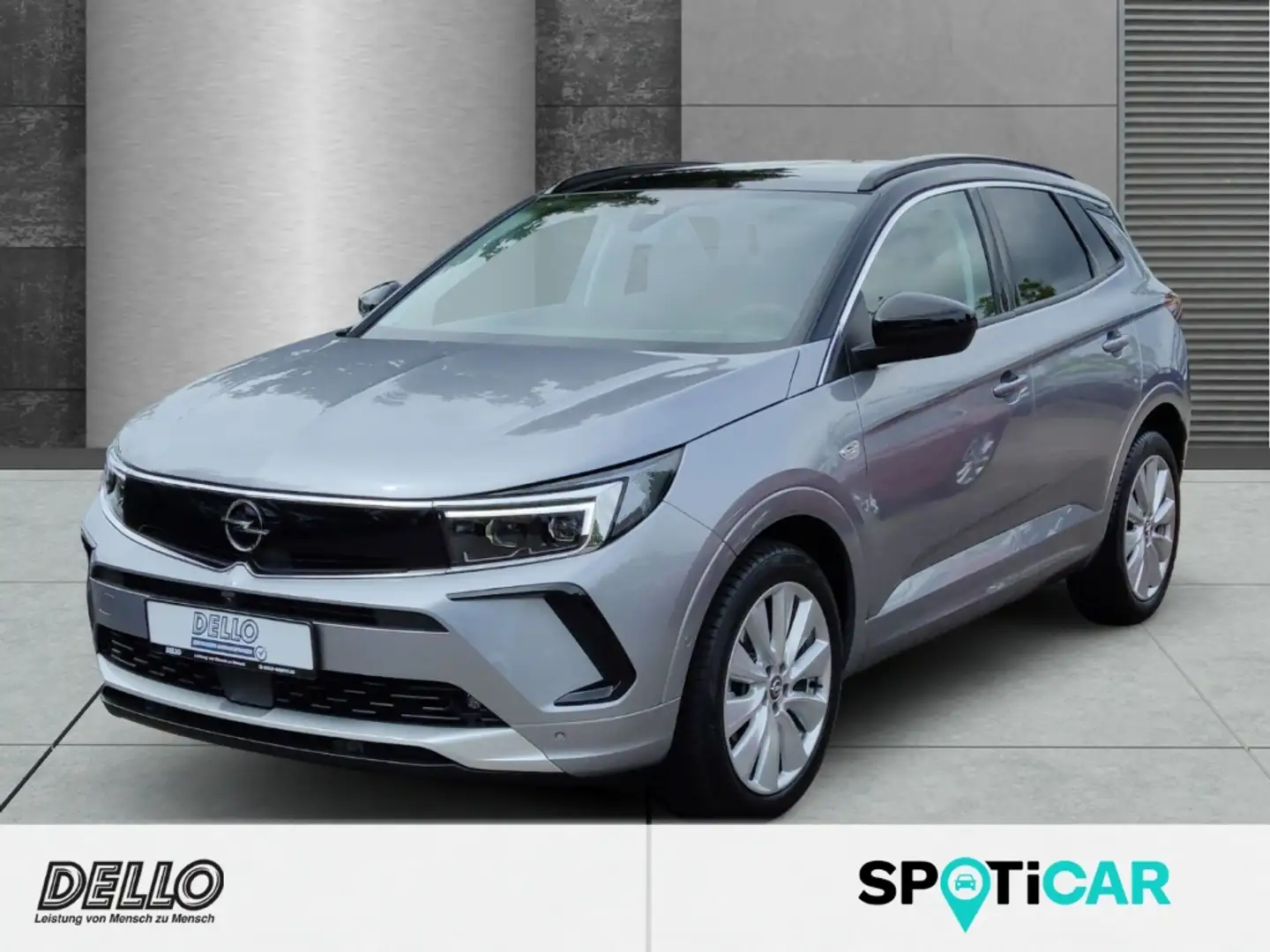 Opel Grandland Ultimate AT abn- AHK Voll-LED Navi Leder-Alcantara Grau - 1