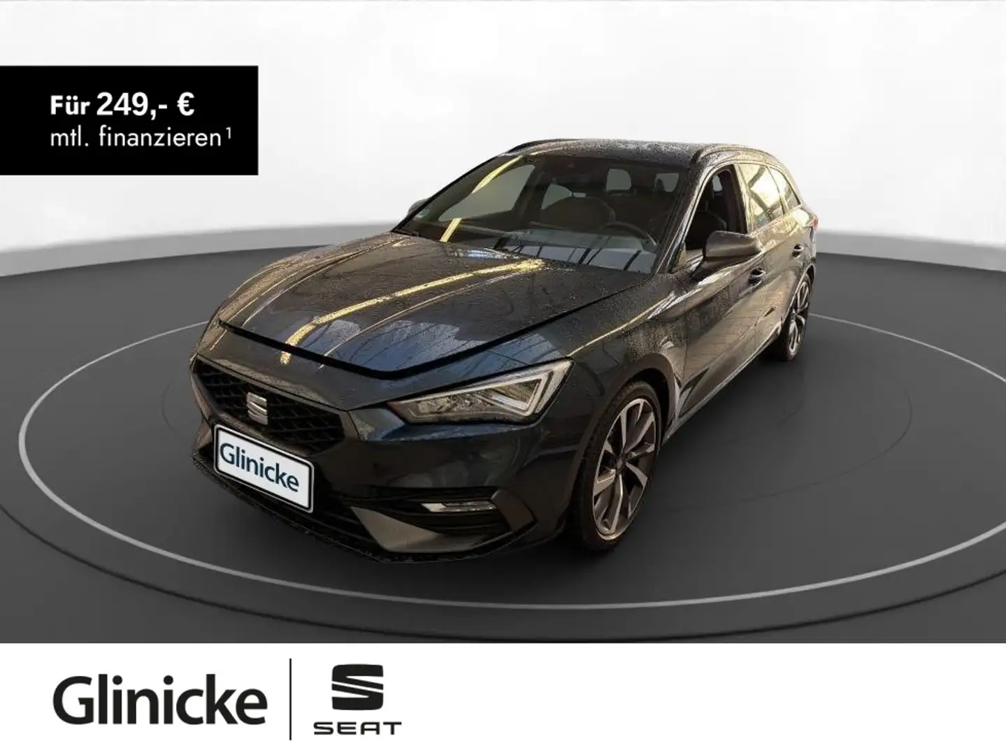 SEAT Leon ST 1.5 eTSI FR AHK LED LM 18" Navi PDC+RFK Grau - 1