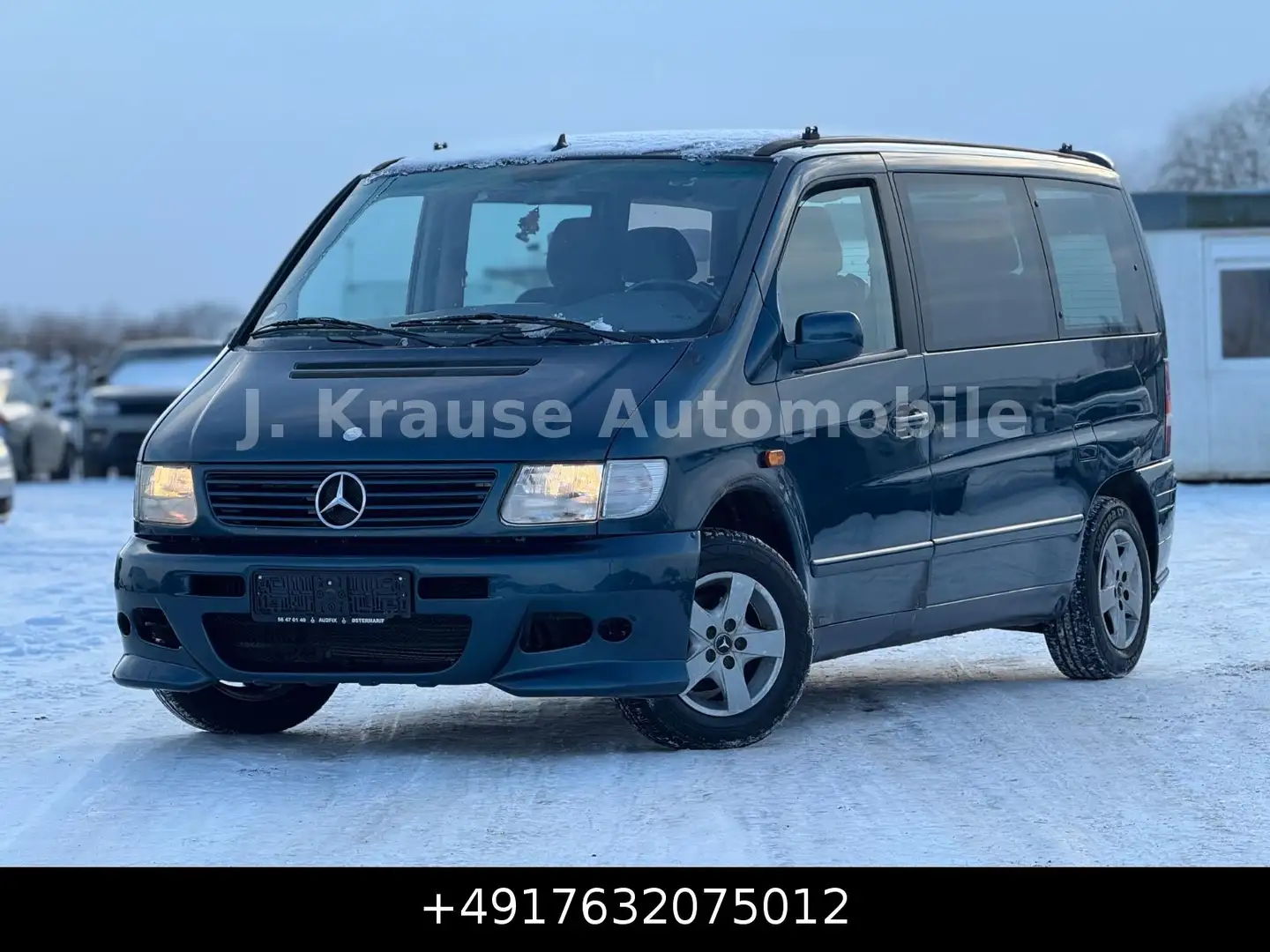 Mercedes-Benz V 220 CDI Klima St.Hz. 7-Sitzer AHK Blau - 1