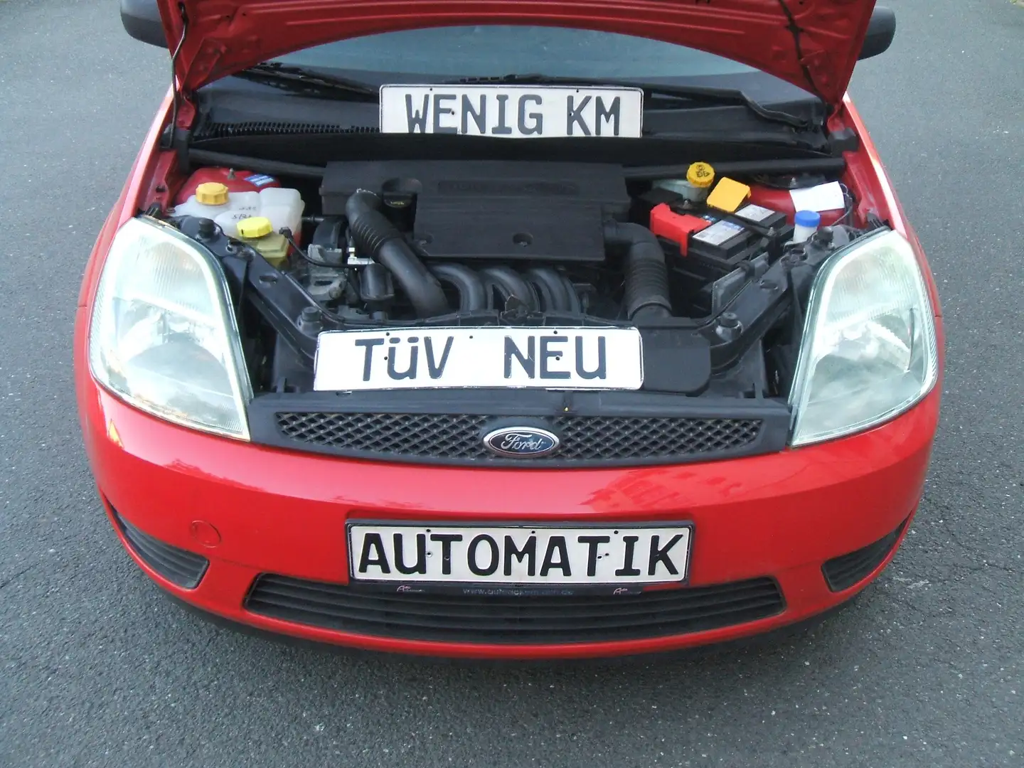 Ford Fiesta 1,4*AUTOMATIK*Wenig-Km*Auf Wunsch-TÜV-ALLES-NEU Rosso - 1