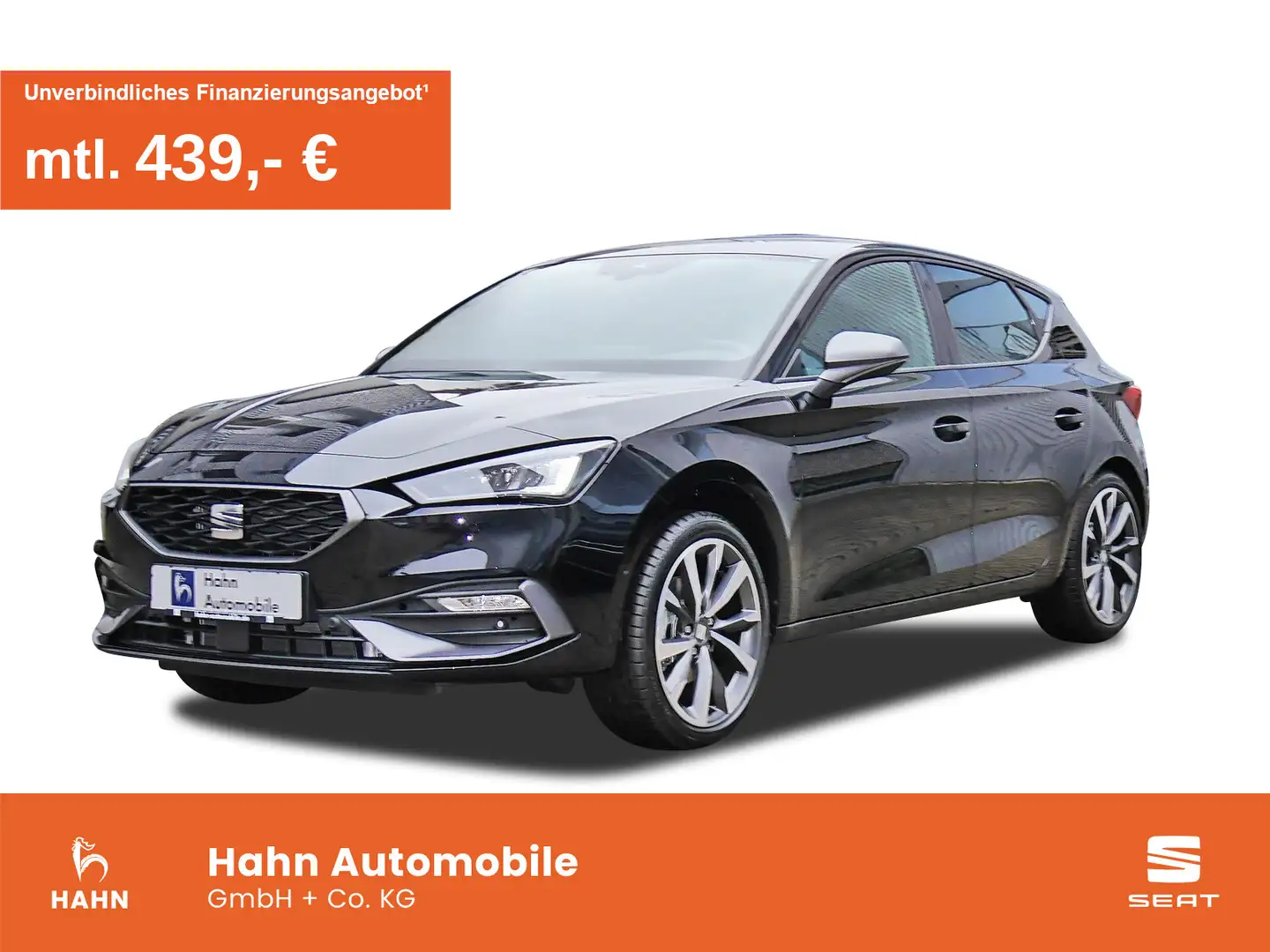 SEAT Leon FR 1.5eTSI DSG PDC Kamera PDC Kessy Navi Zwart - 1