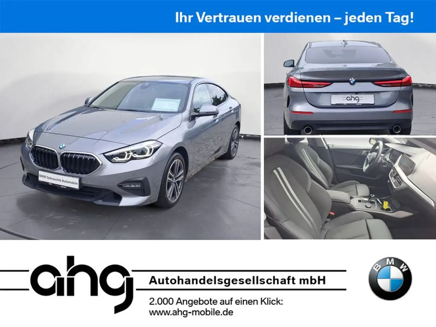 BMW 220iA xDrive Gran Coupe Advantage Rückfahrkamera Grau - 1