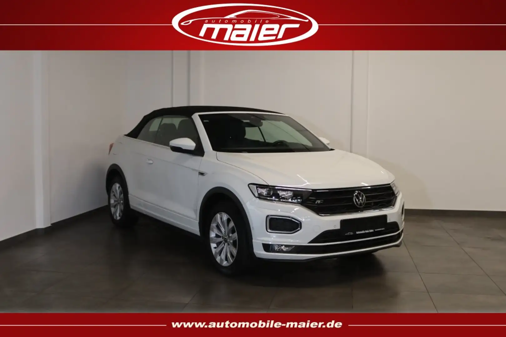 Volkswagen T-Roc Cabrio 1.5 TSI R-Line-NAV-LED-KAMERA-VIRT- Weiß - 1