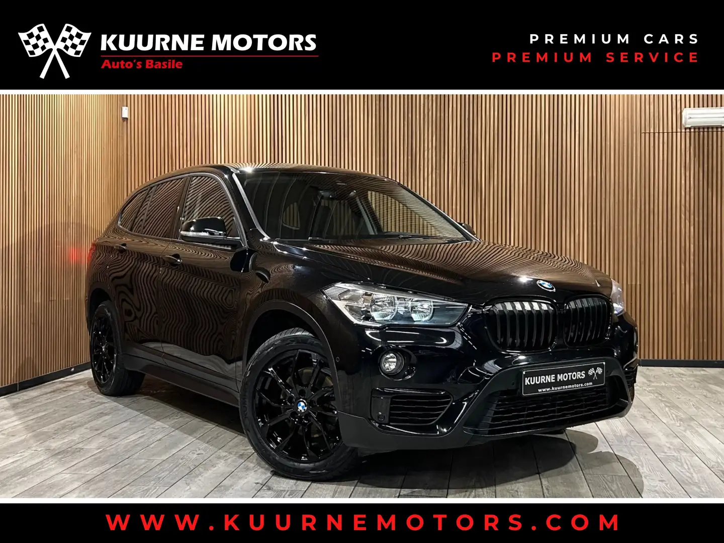 BMW X1 sDrive18i Alu18"/SportZet/Gps/Cruise *1j garantie* Black - 1