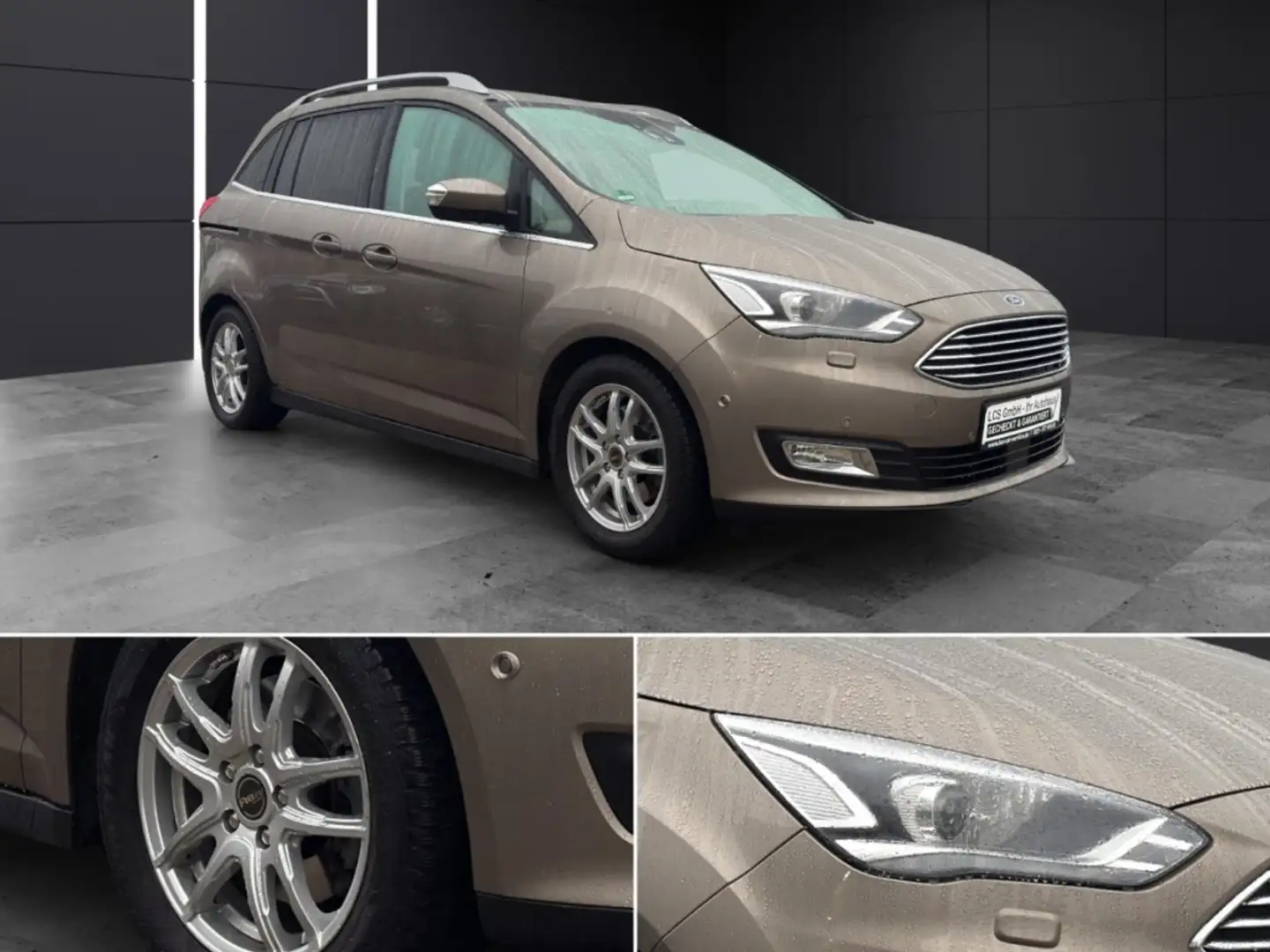 Ford C-Max Grand Titanium 7 Sitze Navi Xenon Klima Auto Argent - 1
