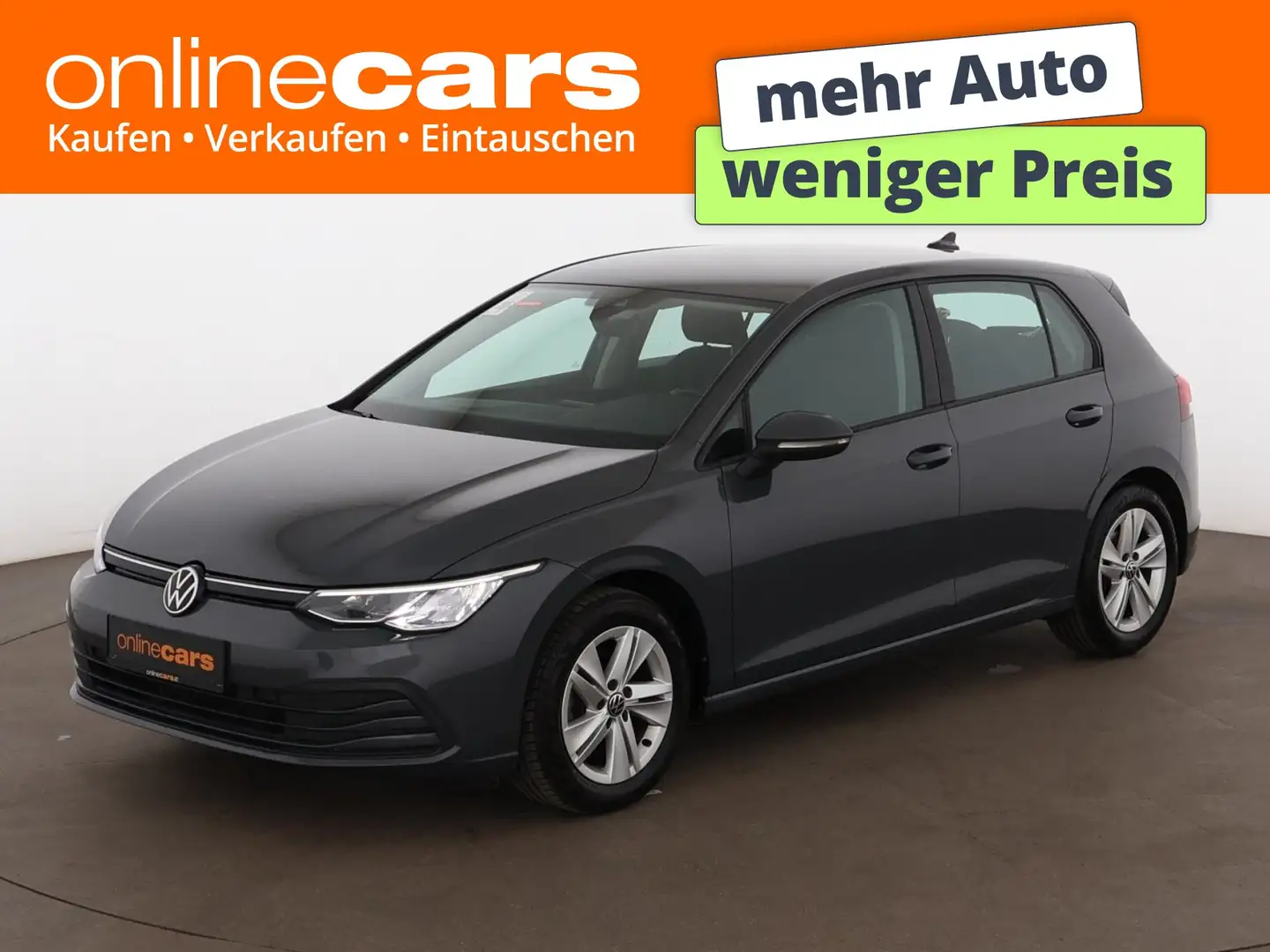 Volkswagen Golf VIII 2.0 TDI Life Aut LED RADAR NAVI SITZHZG Grau - 1