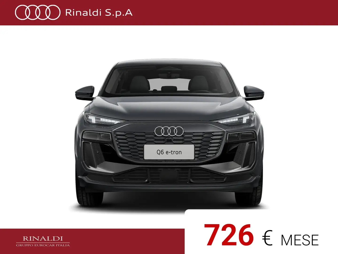 Audi Q6 sportback e-tron performance s line edition 326cv Grigio - 2