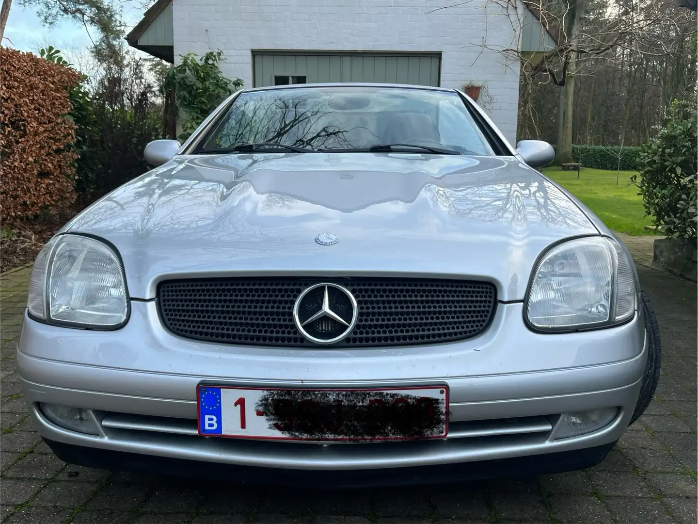 Mercedes-Benz SLK 200 cabrio srebrna - 1