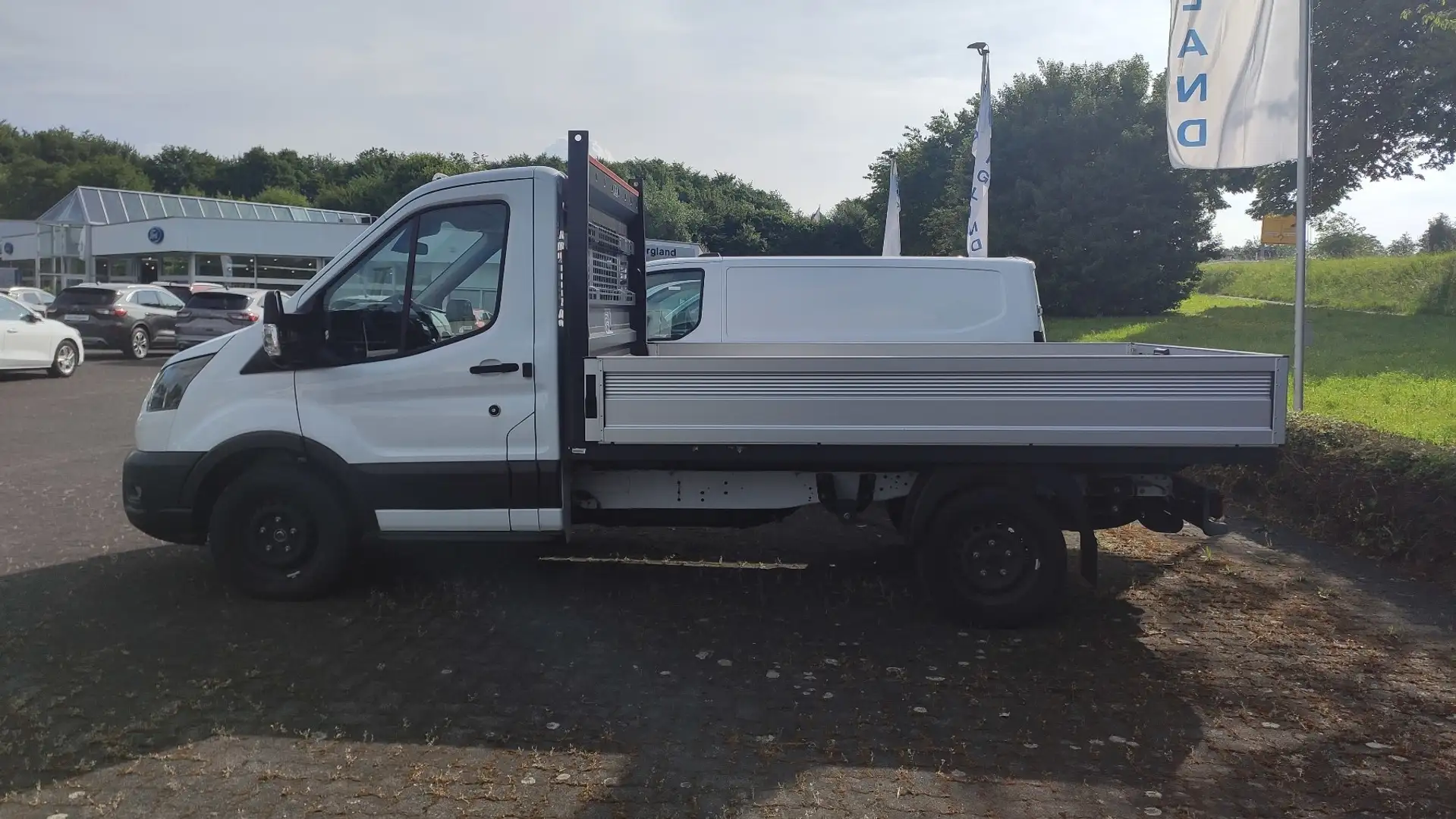 Ford Transit Pritsche E-KABIN TREND 350L2 130PS M6 FW Blanc - 2