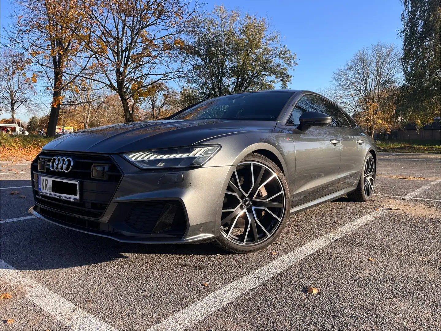 Audi A7 Sportback 55 TFSI Quattro S-Line Matrix 21“ Grau - 1