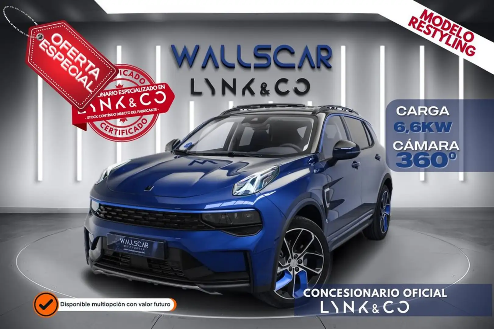 Lynk & Co 01 1.5 PHEV 6.6kW Bleu - 1