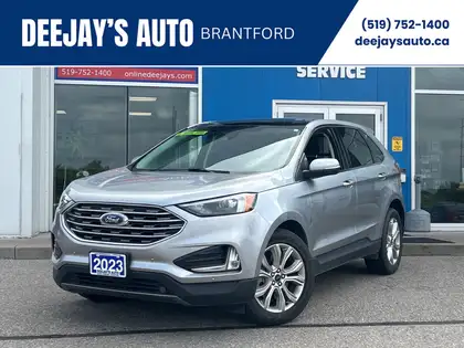 Silver 2023 Ford Edge SUV / Crossover All-Wheel Drive 8-Speed Automatic