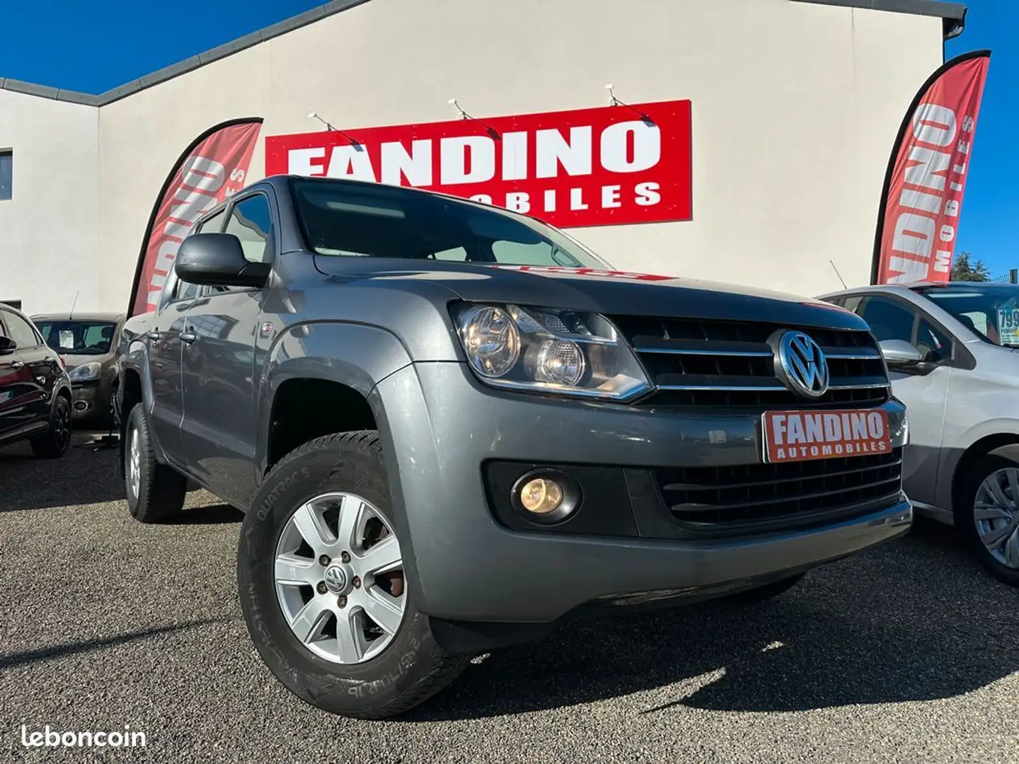 Volkswagen Amarok 2.0 Tdi 122Ch Trendline 4X4 Gris - 1