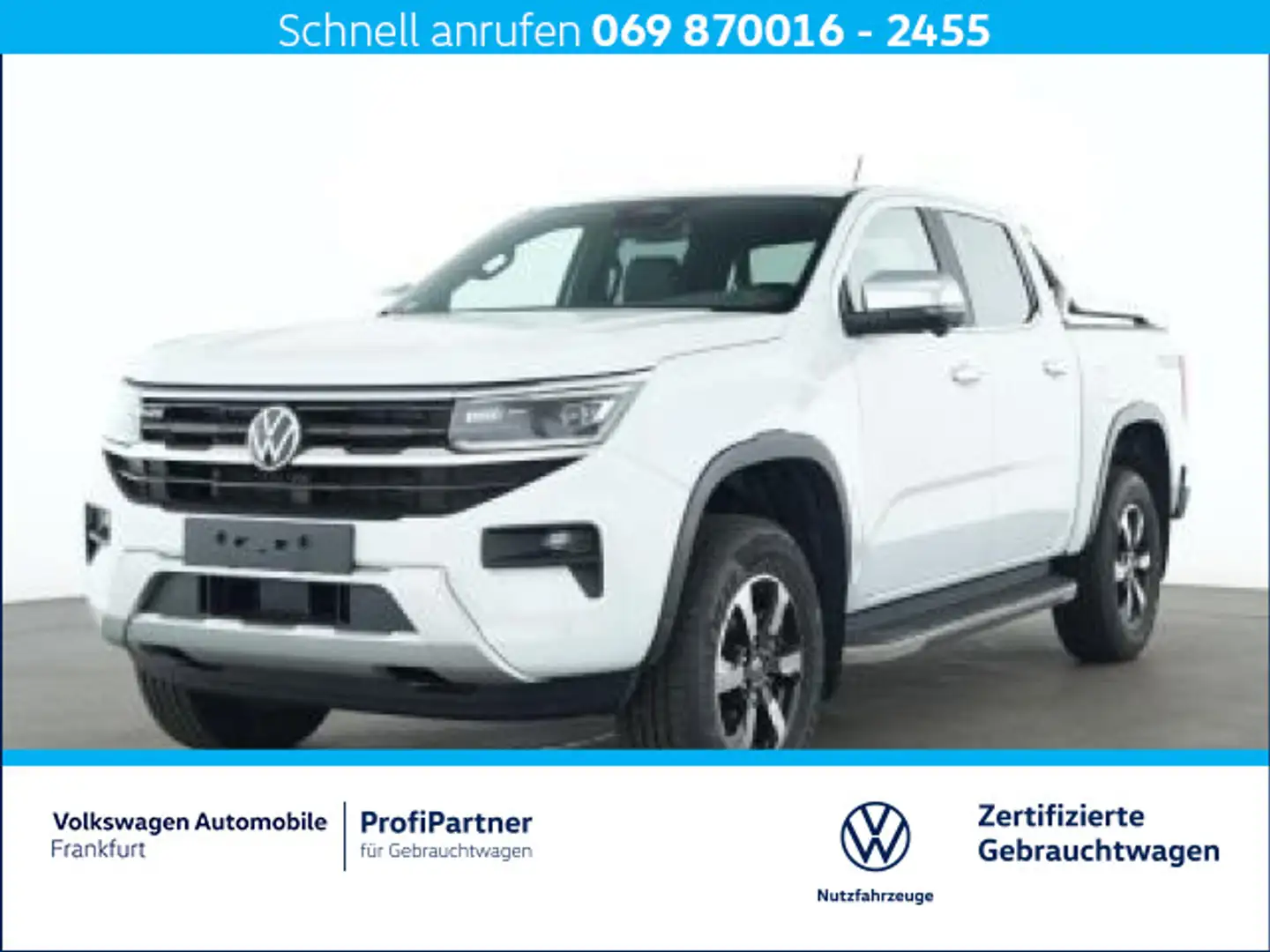 Volkswagen Amarok 3.0 TDI Automatik Style 4Motion Navi ACC Weiß - 1