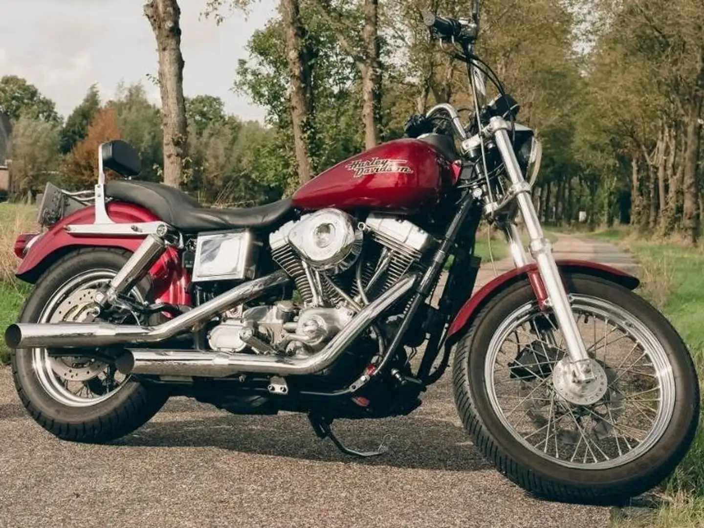 Harley-Davidson Dyna Super Glide Červená - 1