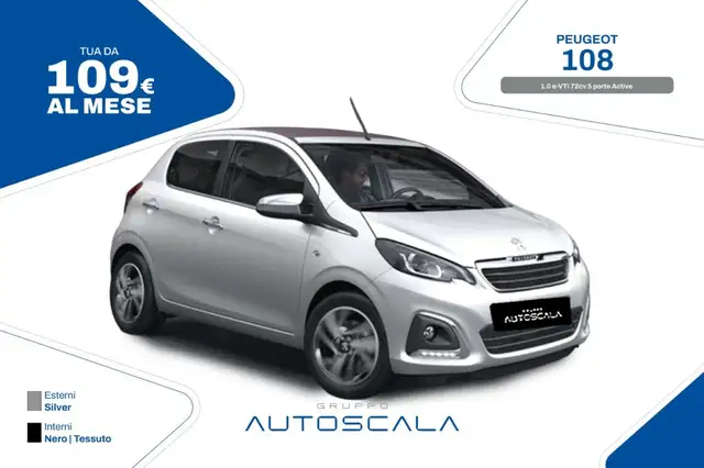 Peugeot 108 1.0 e-VTi 72cv 5 porte Active