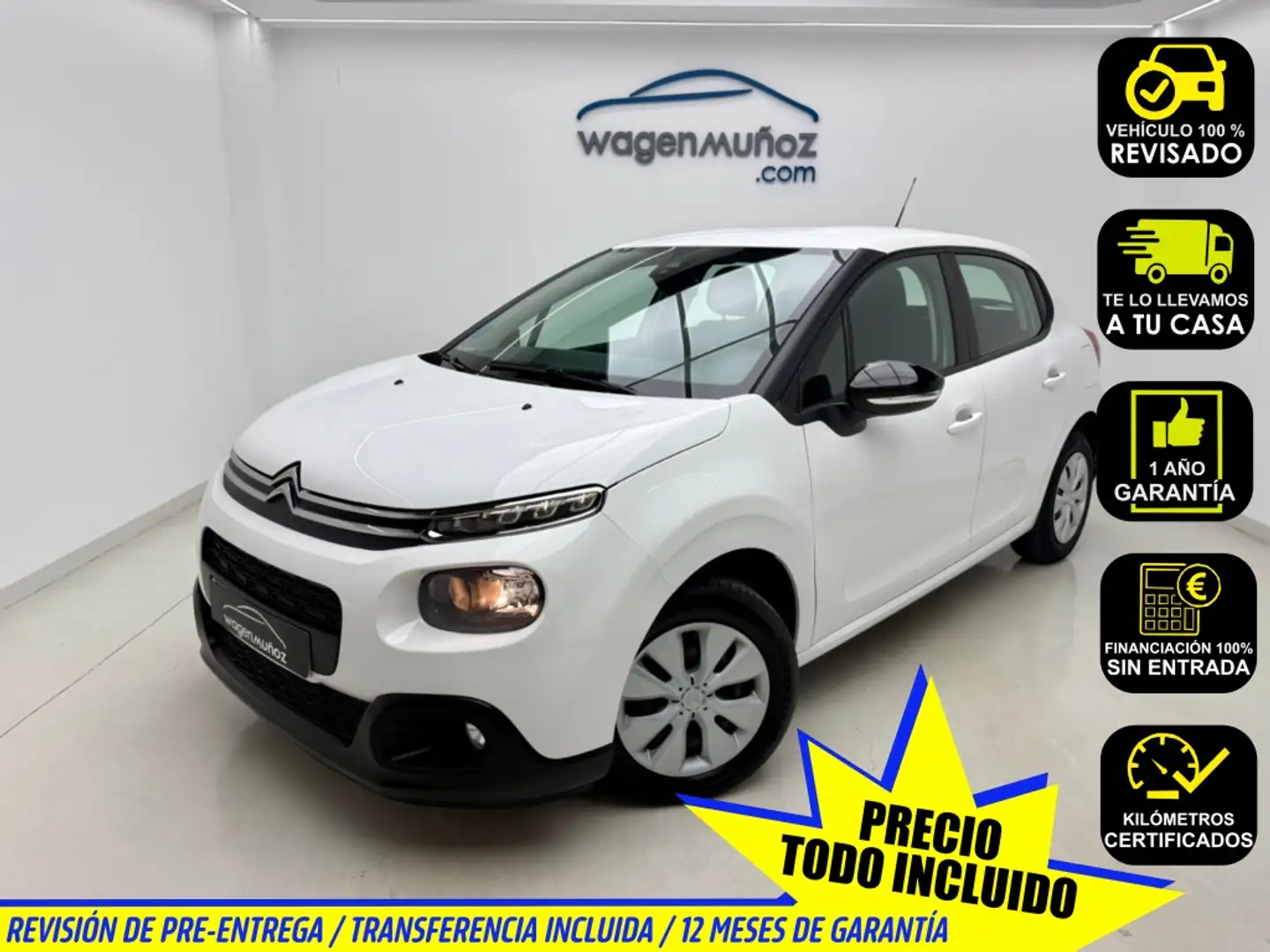 Citroen C3 1.6BlueHDi S&S Feel 75 Wit - 1