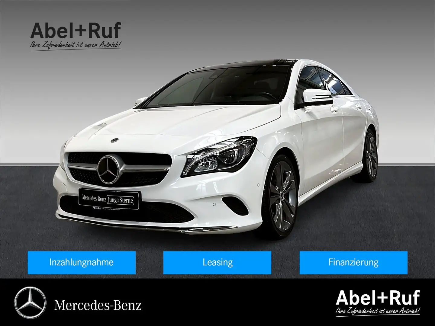 Mercedes-Benz CLA 200 d 4M Urban+CHROM+LED+DISTR+Pano+TotW+AHK Blanco - 1