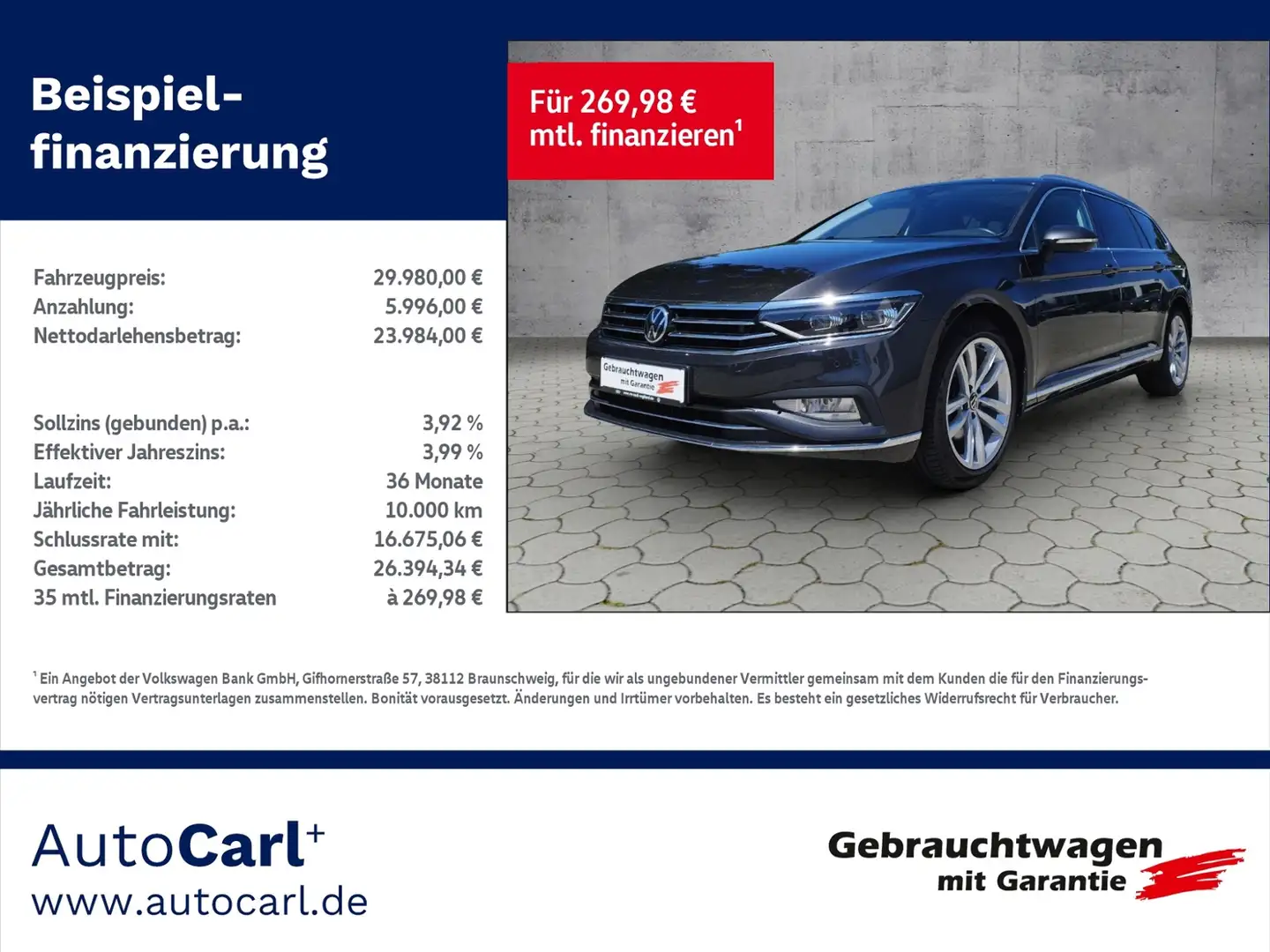 Volkswagen Passat Variant Elegance 2.0TDI 4M DSG/AHK/Pano/IQ.Light/ACC/3-Zo Gris - 1