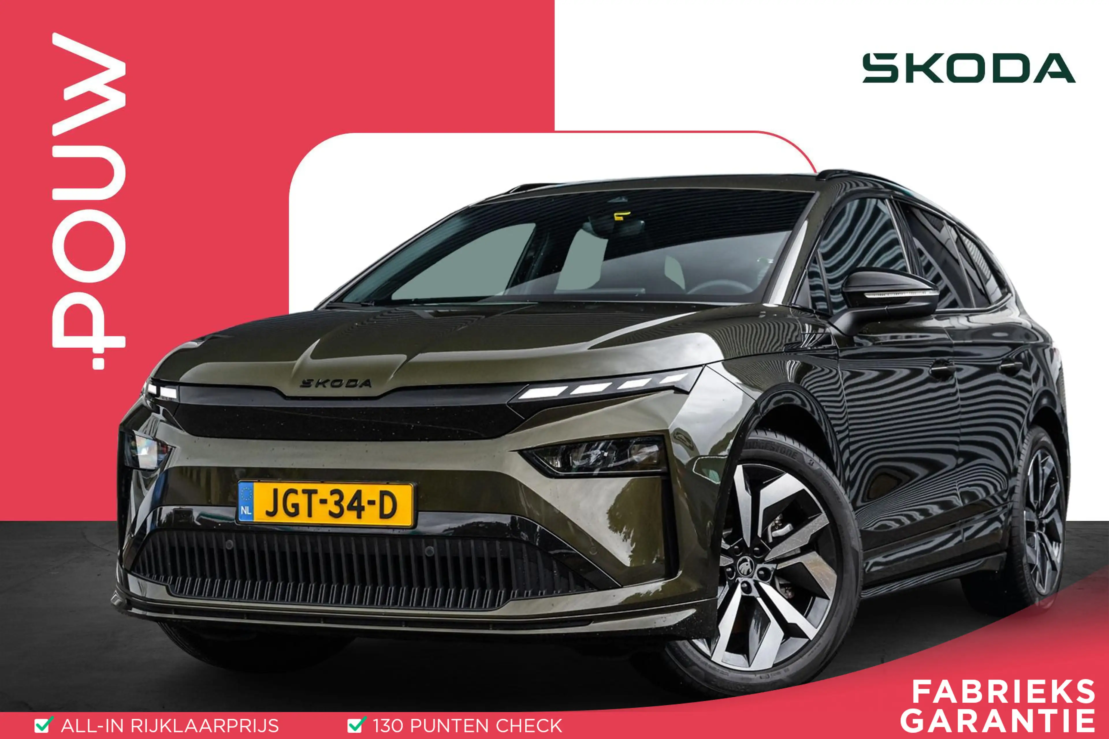Skoda Enyaq 85 Sportline 286pk | Panoramadak | Stoelverwarming