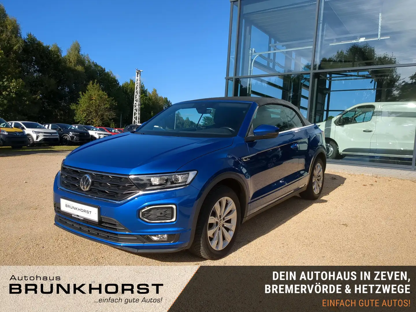 Volkswagen T-Roc Cabriolet 1.5 TSI R-Line GJR+SHZ+Klimaauto. Blau - 1