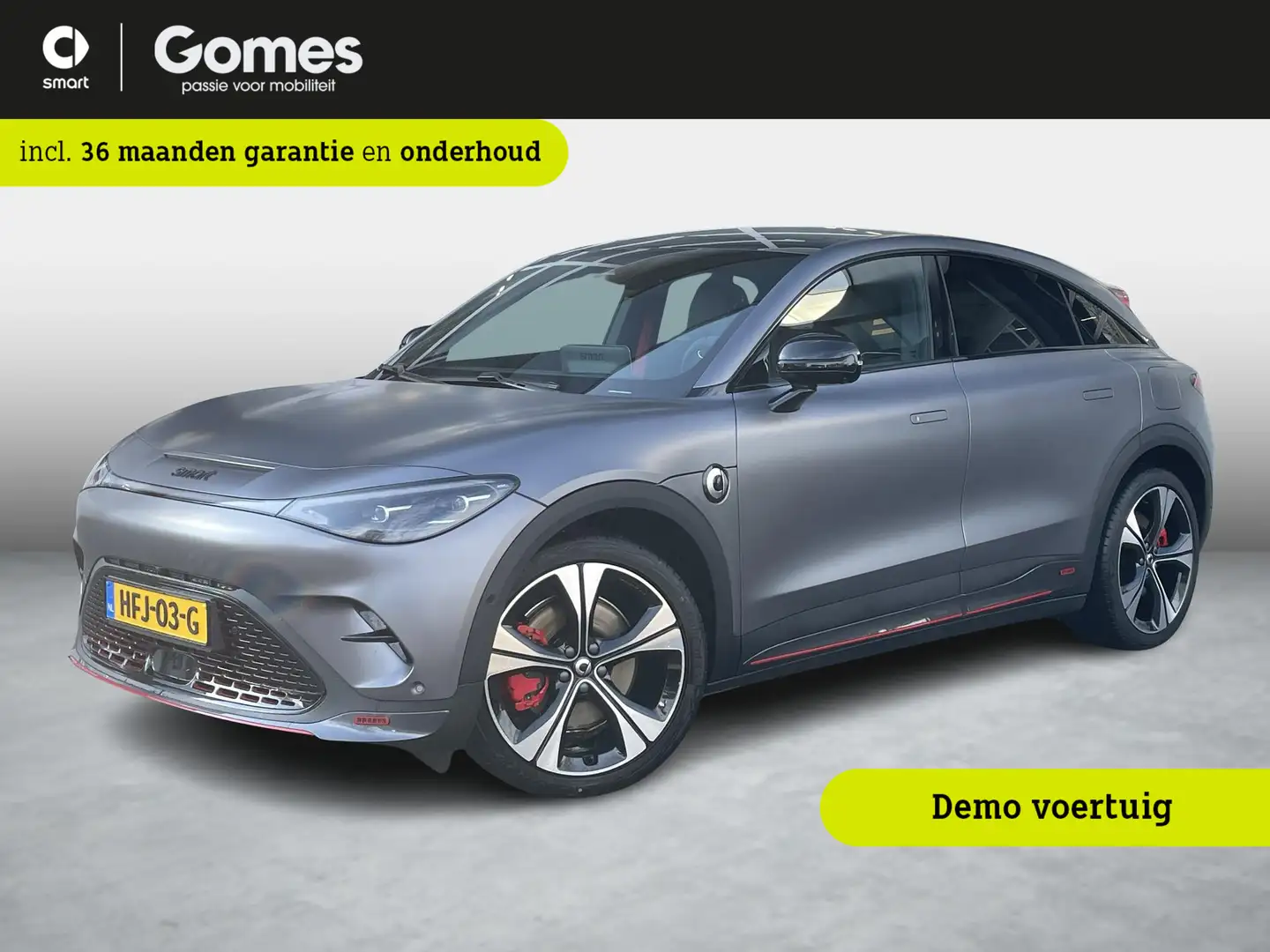 smart #3 BRABUS 66 kWh Panoramadak | Beats Audio | Elektris Grijs - 1