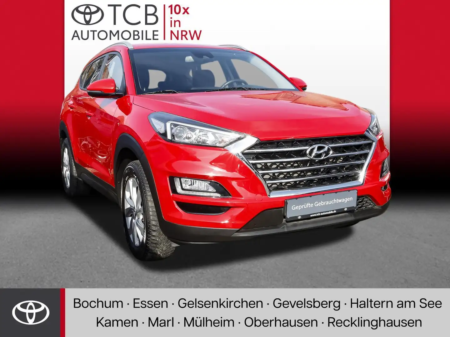 Hyundai TUCSON 1.6 Trend 2WD SHZ KAMERA PDC Rood - 1