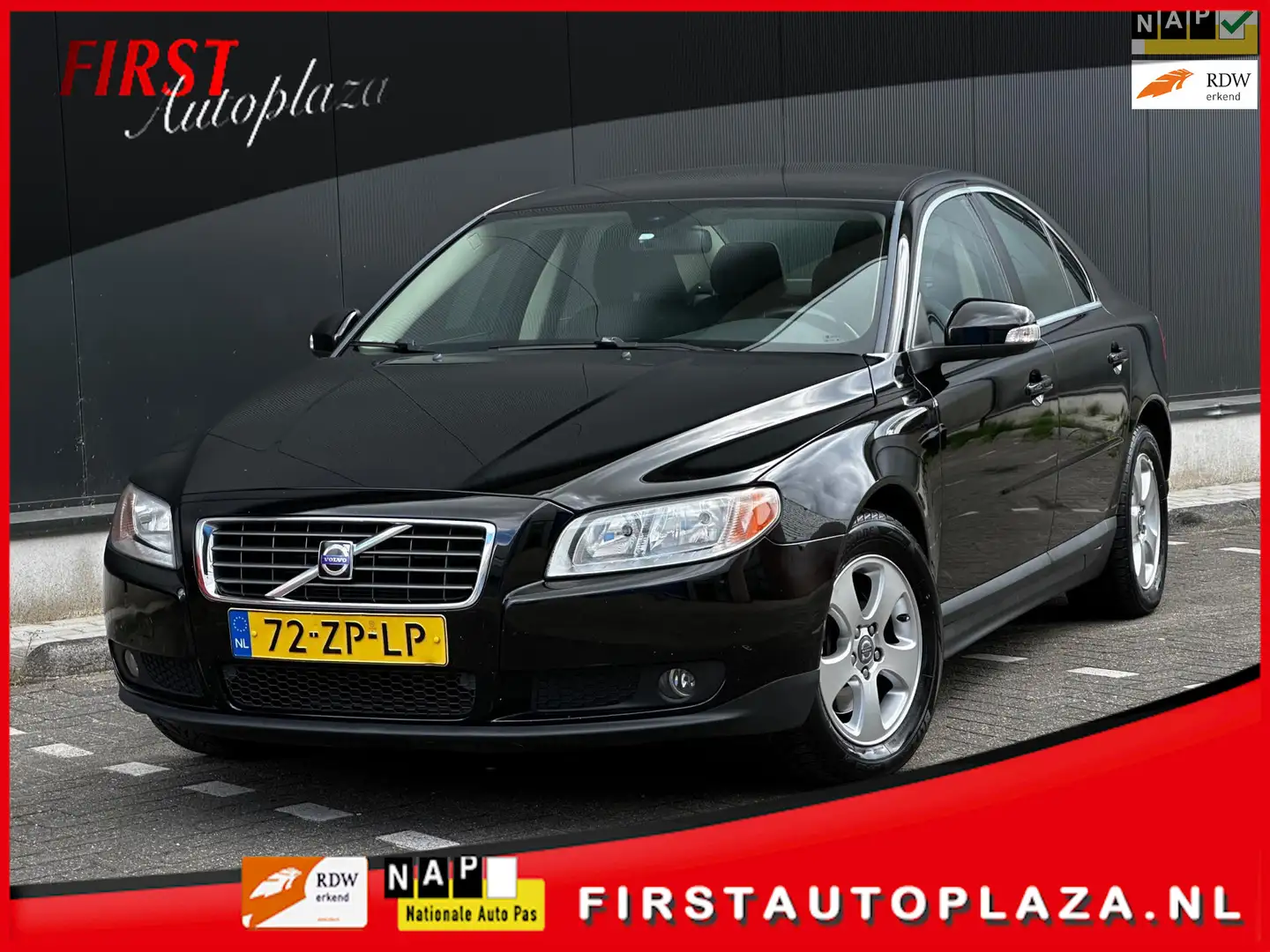 Volvo S80 2.5 T Kinetic NAVI/6-BAK/CRUISE | KEURIG ONDERHOUD Zwart - 1