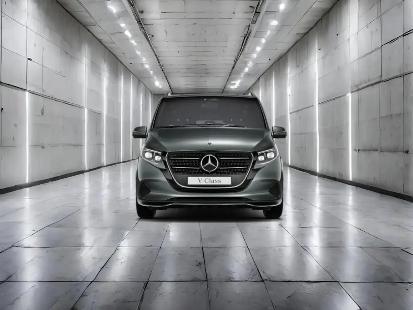 Mercedes-Benz V 220 4M STYLE KOMPAKT DISTRONIC+MBUX+KAMERA+AHK Gris - 2