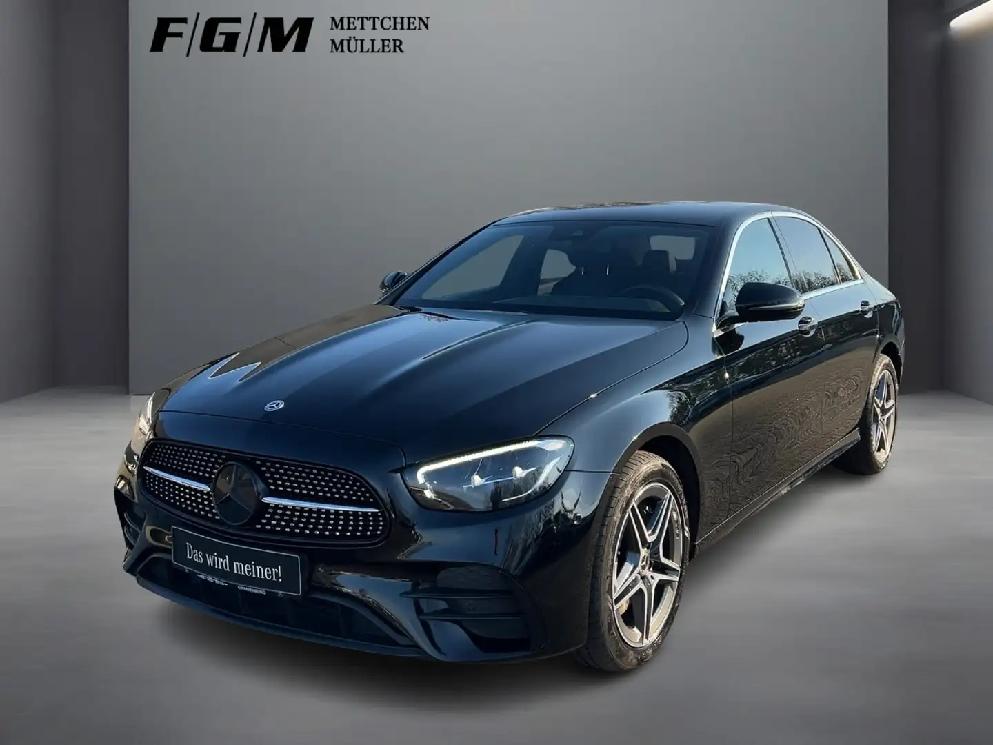 Mercedes-Benz E 300 e  AMG Line Burm|Sitzhz|Kam|Keyless|LED Noir - 1