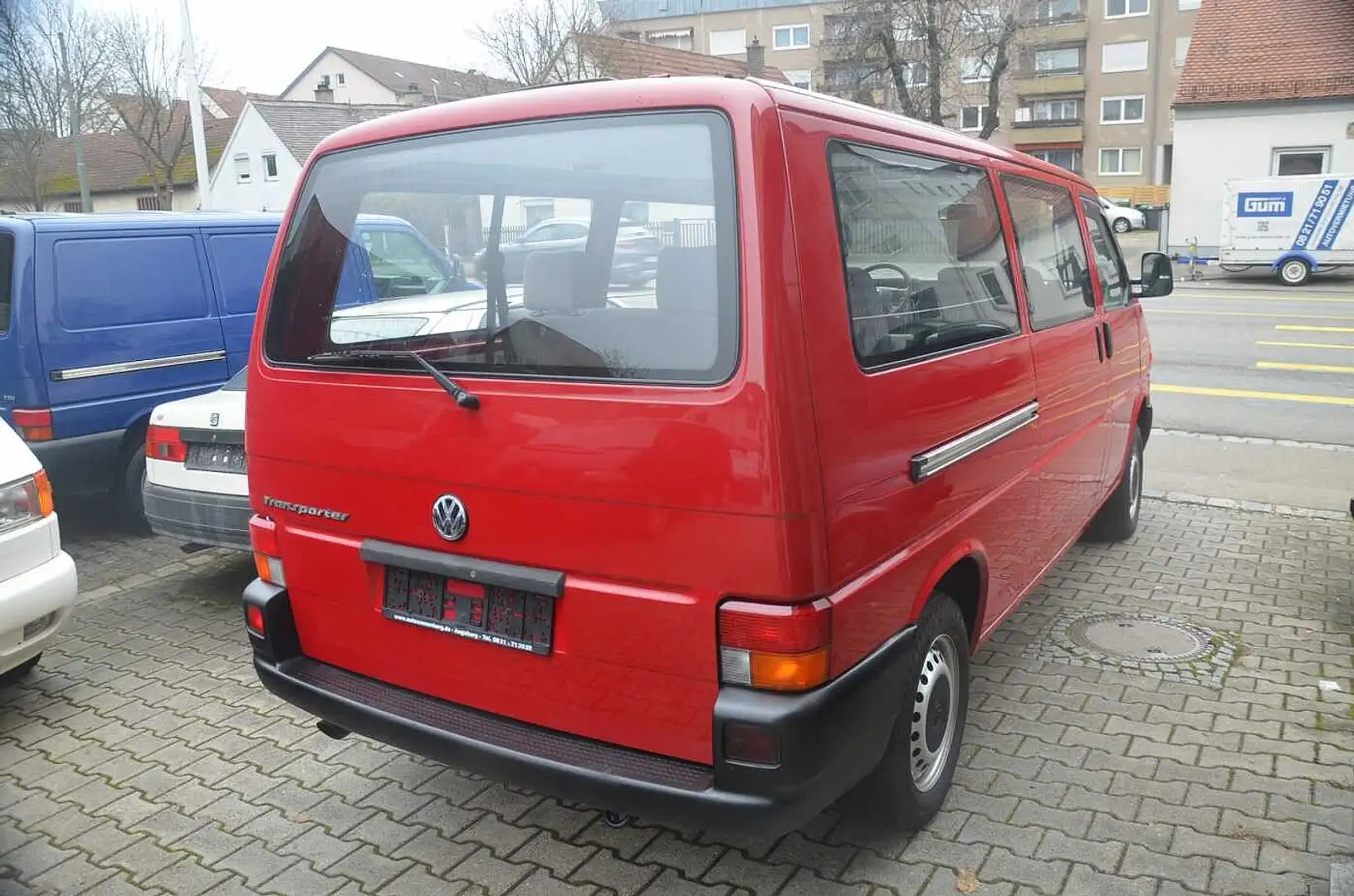 Volkswagen T4 Bus 2.5 Benziner,  Langer Radstand, Panoramaschieb Rot - 2