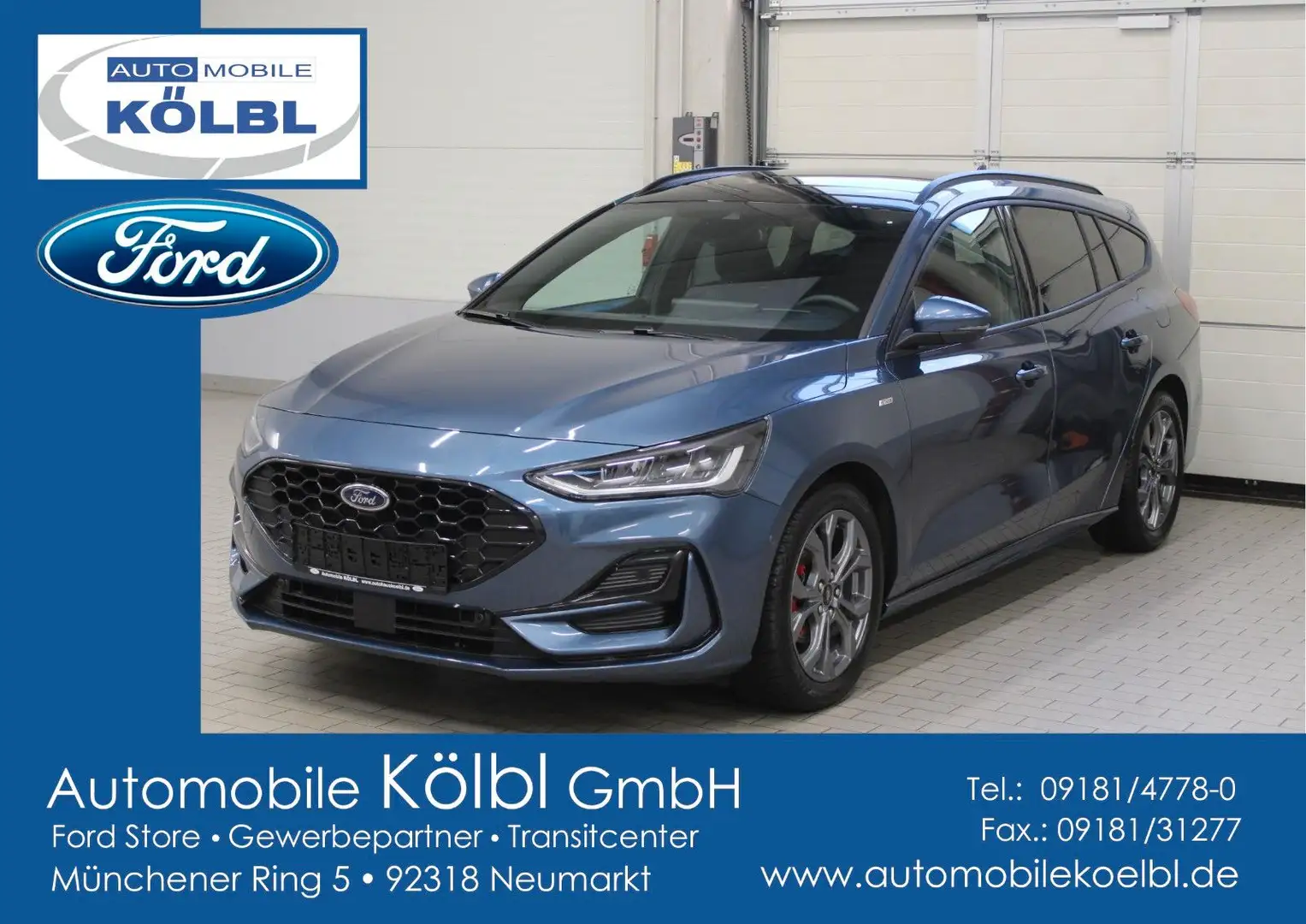 Ford Focus Turnier 1.0 Aut. ST-Line X, PANORAMA/B&O Blue - 1