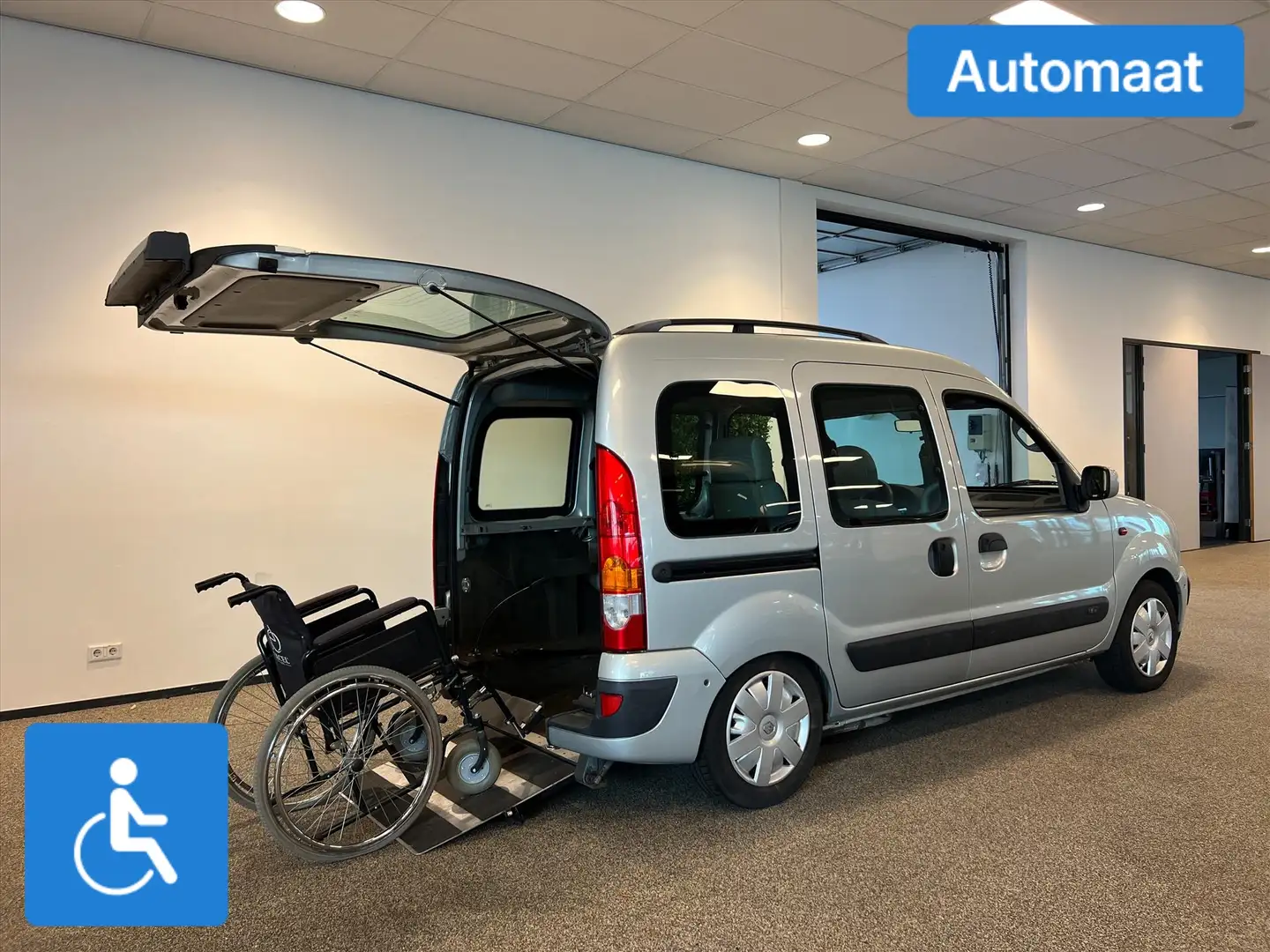 Renault Kangoo Rolstoelauto Automaat incl. draaistoel (airco) Argent - 2