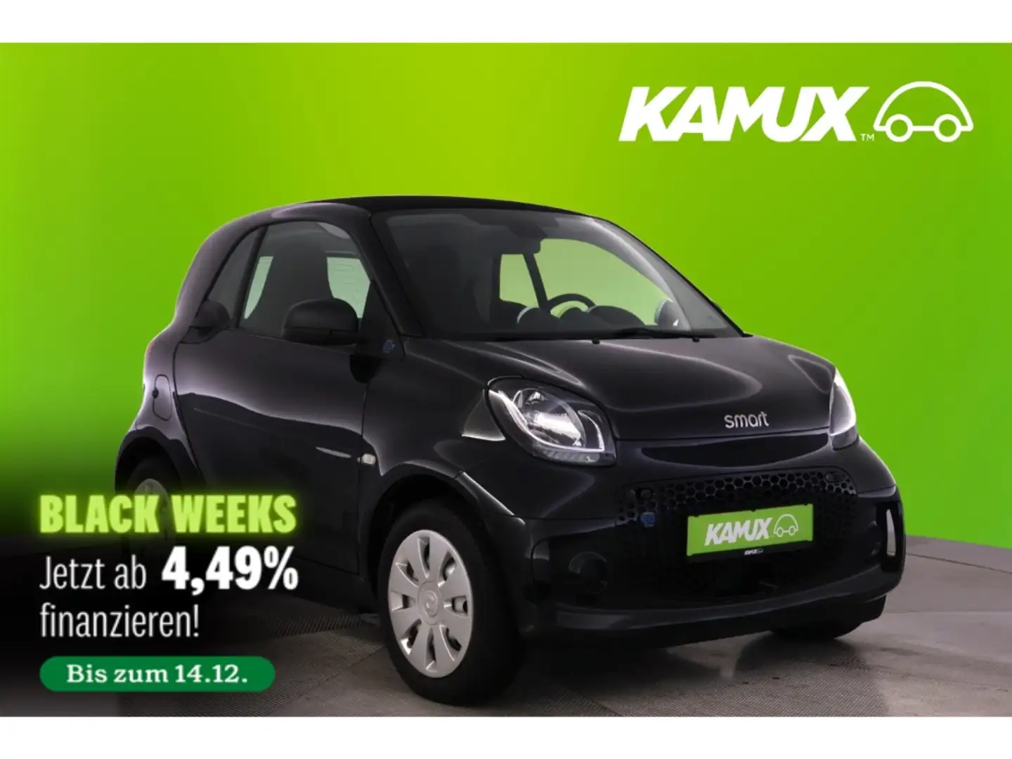 smart forTwo Aut.EQ 60KW Batterie+KLIMA+TEMPO+SHZ+ Schwarz - 1
