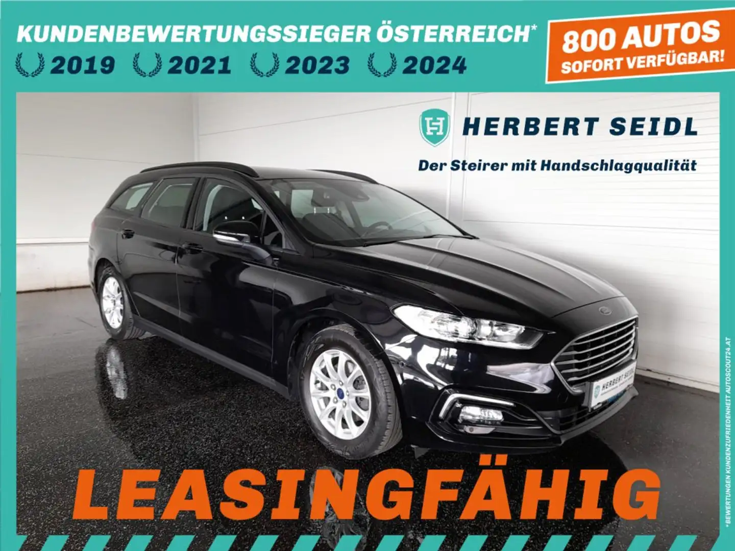 Ford Mondeo Turnier 2,0 EcoBlue Aut *NAVI / KAMERA / TEMPOMAT / SHZG VO & HI* Schwarz - 1