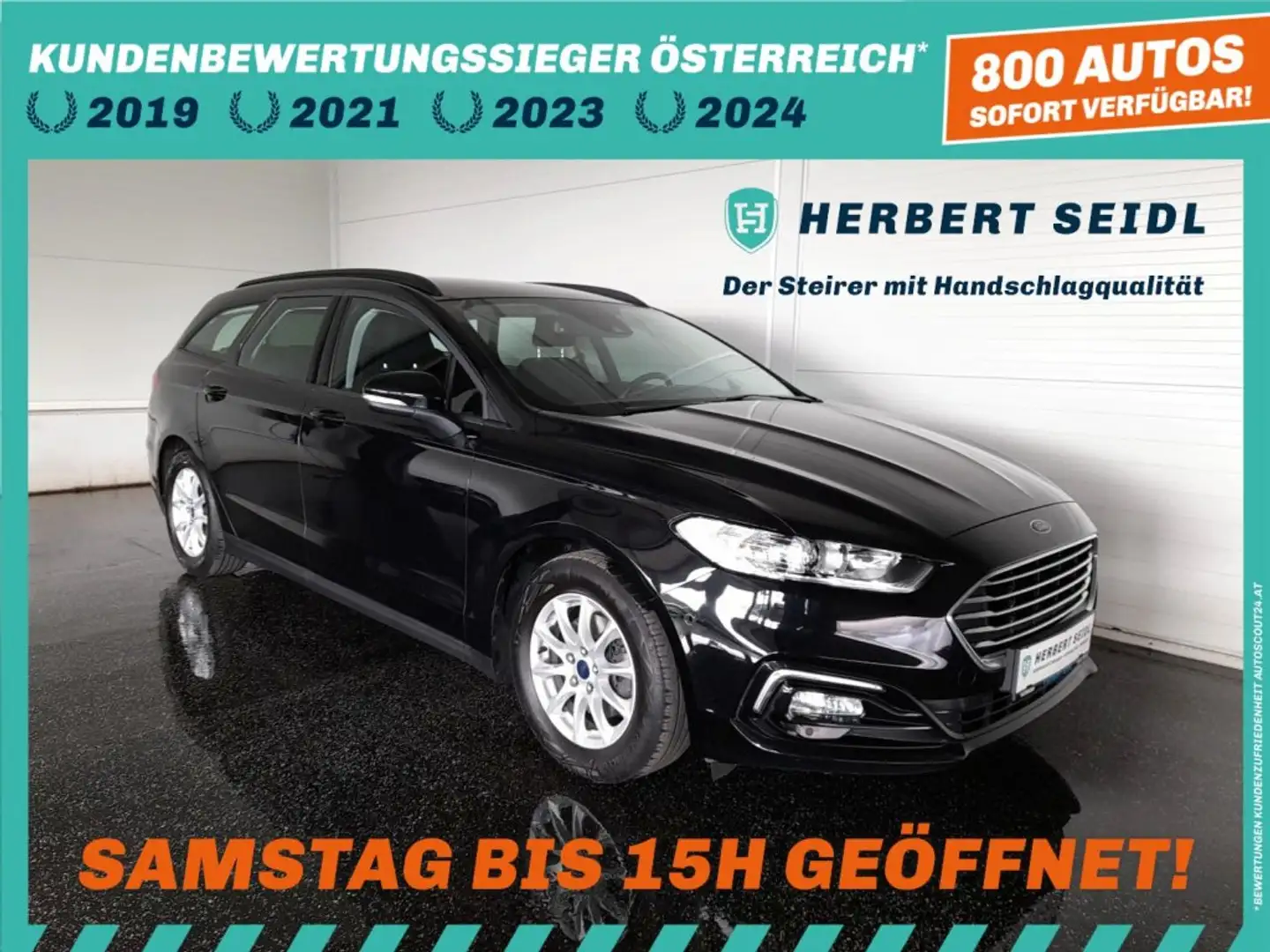 Ford Mondeo Turnier 2,0 EcoBlue Aut *NAVI / KAMERA / TEMPOMAT / SHZG VO & HI* Schwarz - 1