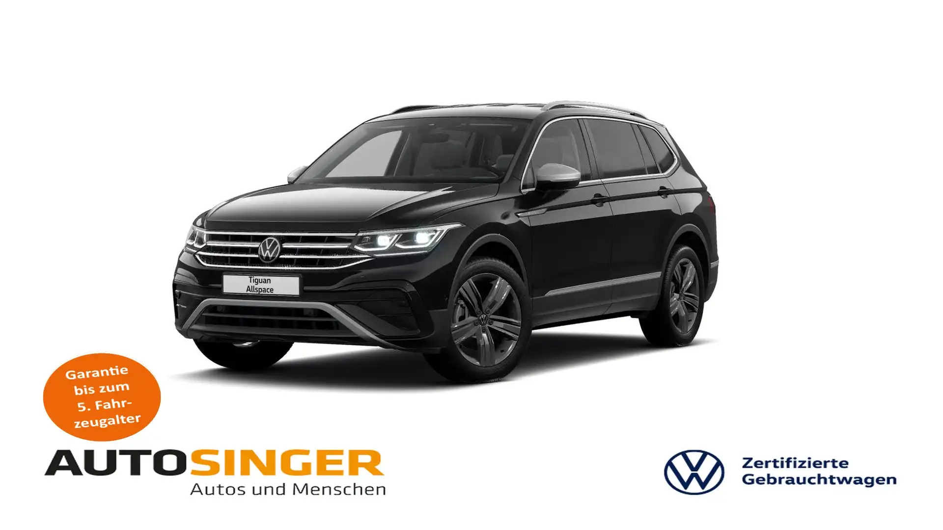 Volkswagen Tiguan Allspace Elegance TSI DSG 4M 7S *IQ-L*AHK Schwarz - 1